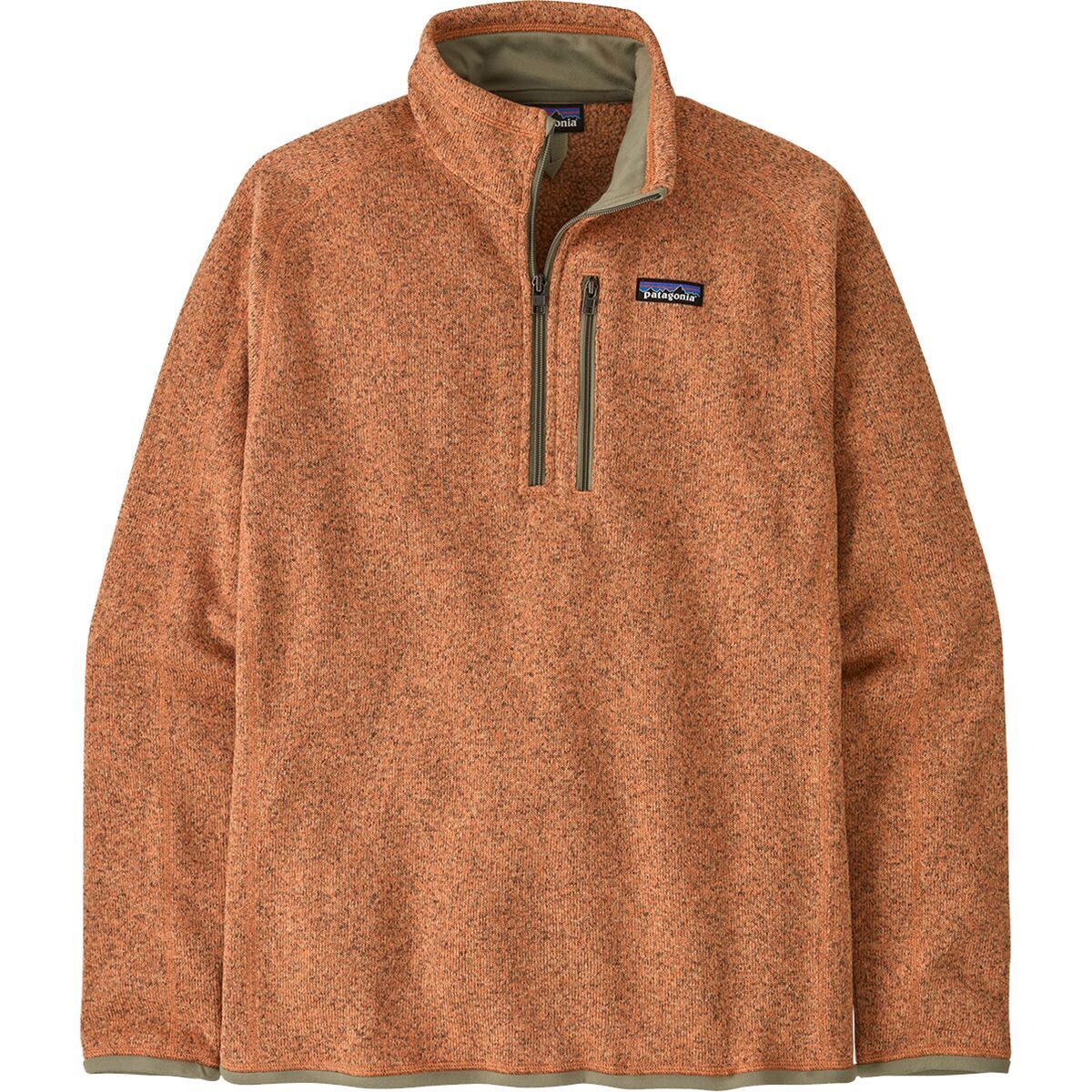 Image of Patagonia Better Sweater 1/4-Zip Fleece Jacket - Men's Rock Melon, S