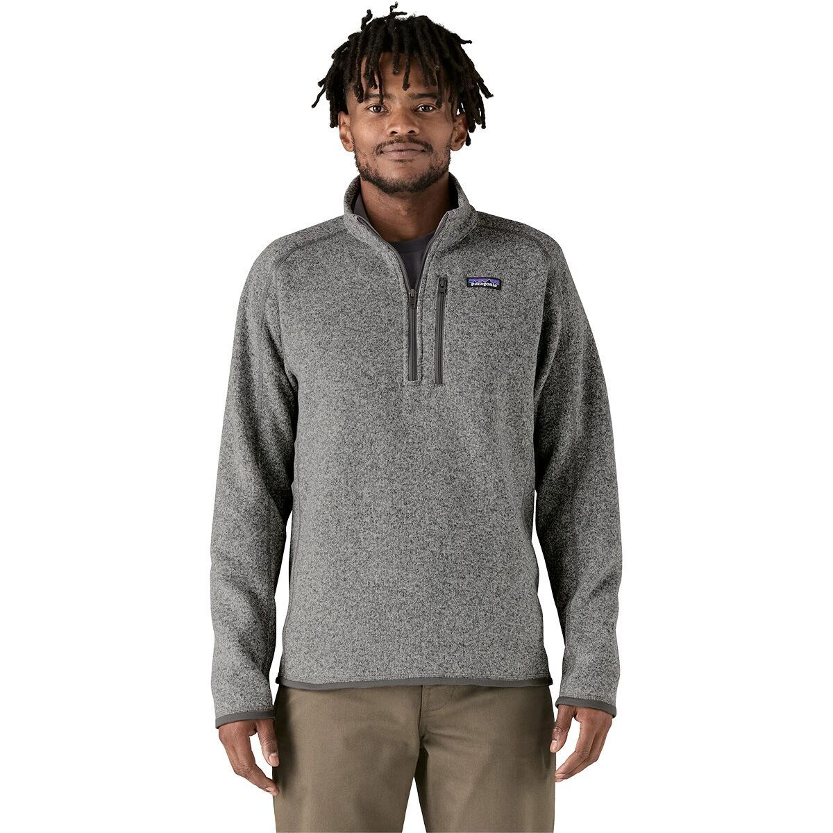 Image of Patagonia Better Sweater 1/4-Zip Fleece Jacket - Men's Stonewash, S