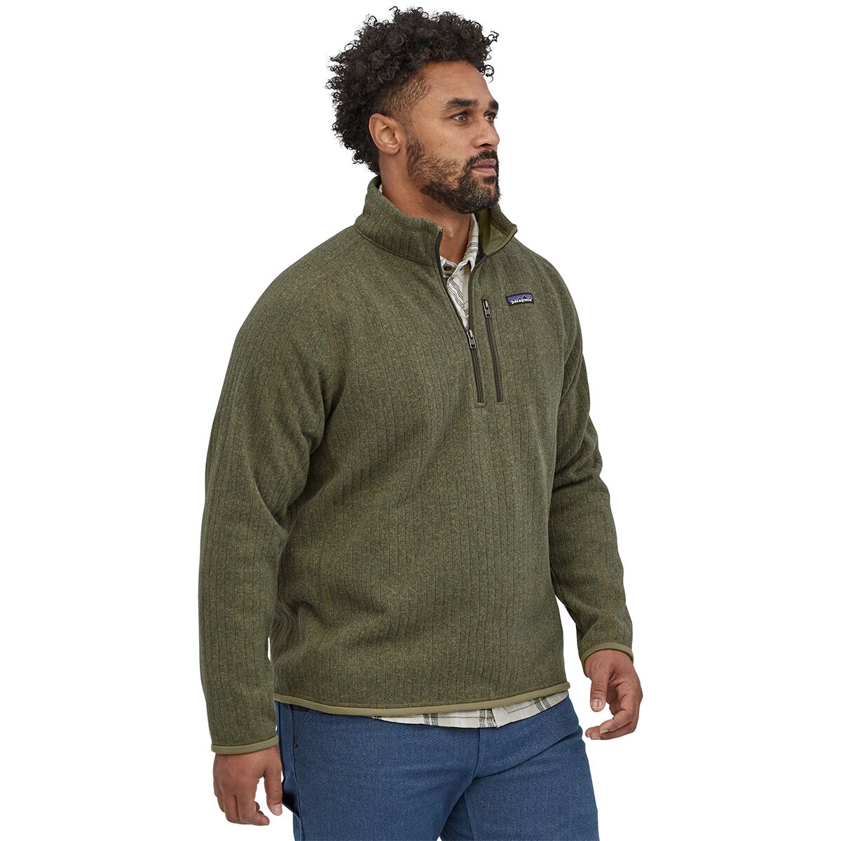 Better Sweater Rib Knit 1/4-Zip Fleece Jacket - Men