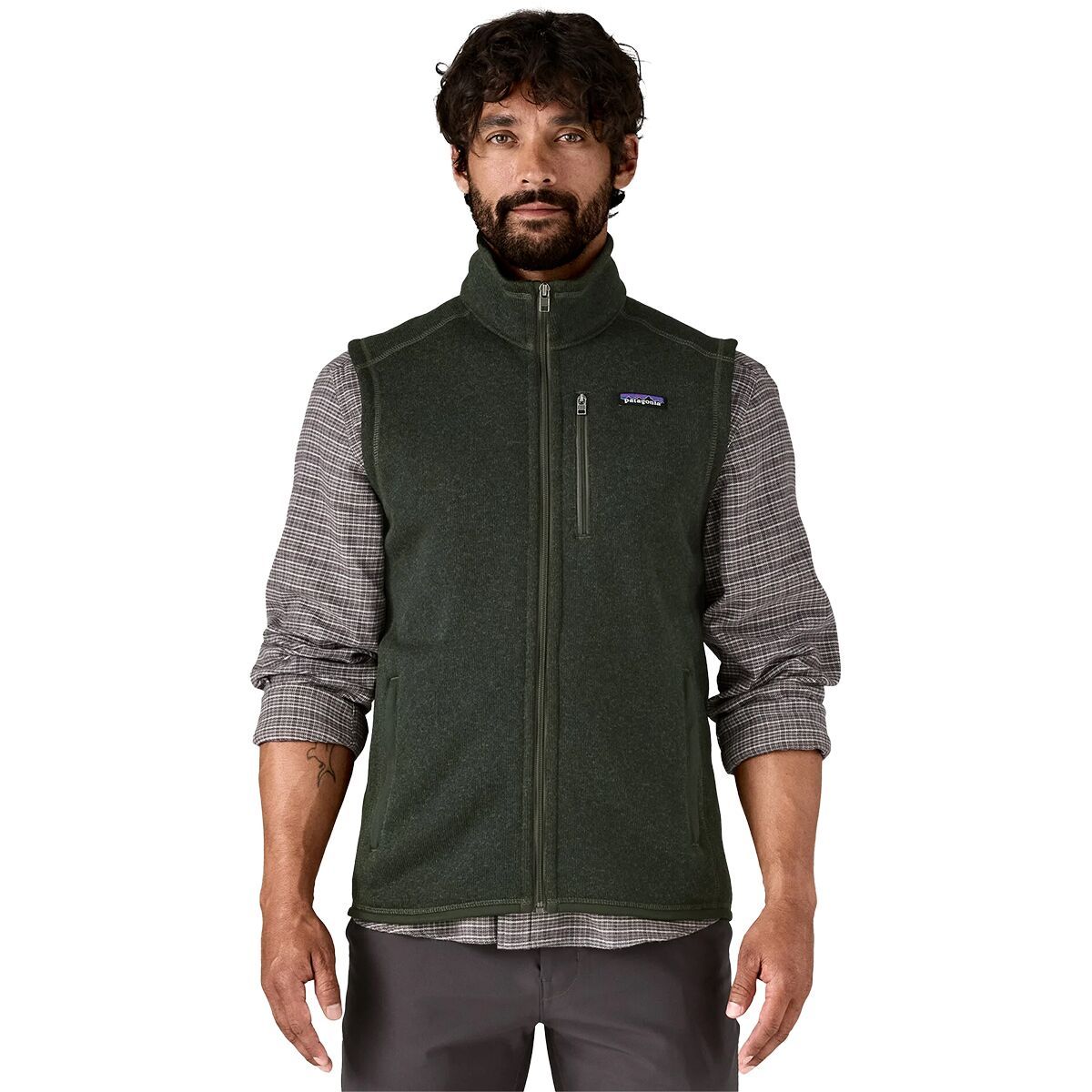 Image of Patagonia Better Sweater Fleece Vest - Men's Old Growth Green, S