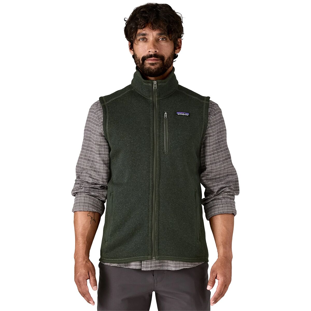 Image of Patagonia Better Sweater Fleece Vest - Men's Old Growth Green, XL