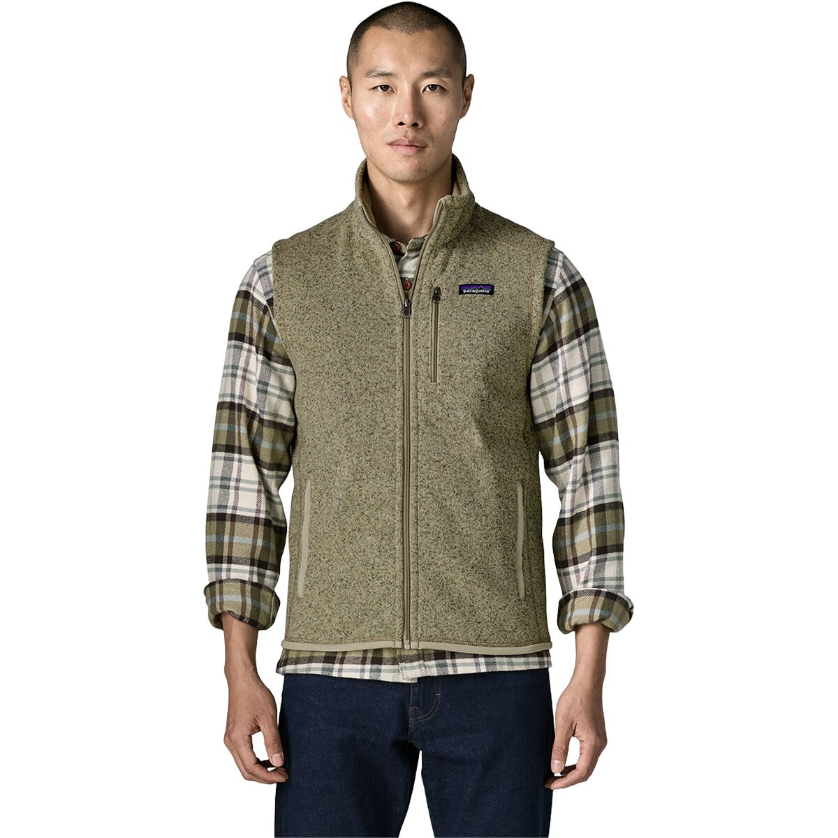 Image of Patagonia Better Sweater Fleece Vest - Men's Weathered Stone, L