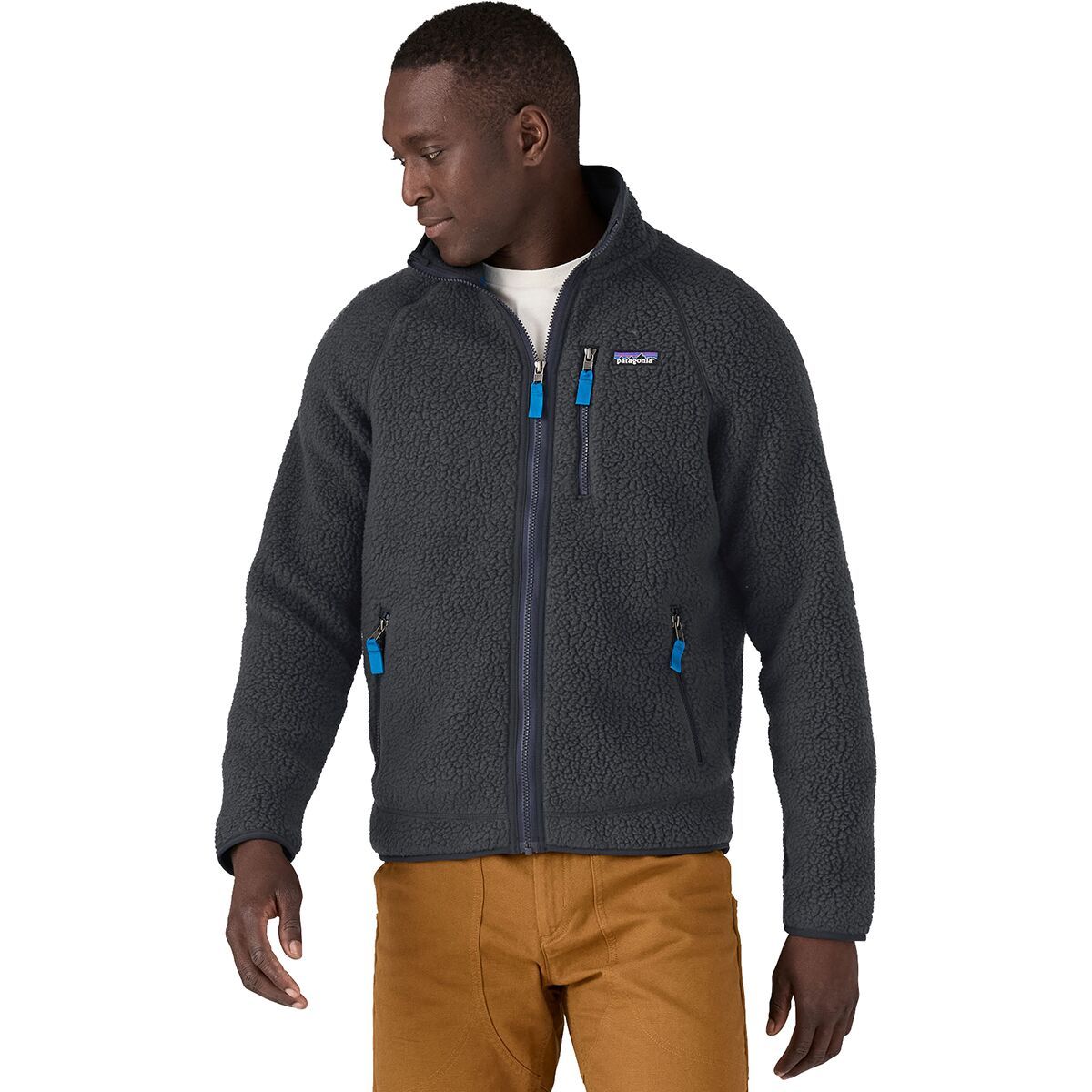 Image of Patagonia Retro Pile Jacket - Men's Pitch Blue/Endless Blue, M