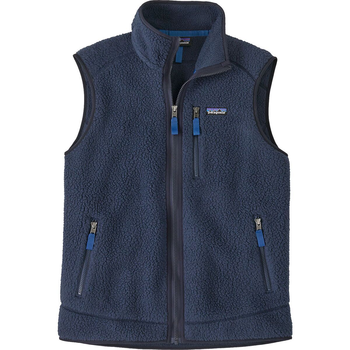 Image of Patagonia Retro Pile Vest - Men's New Navy/Sunken Blue, XL