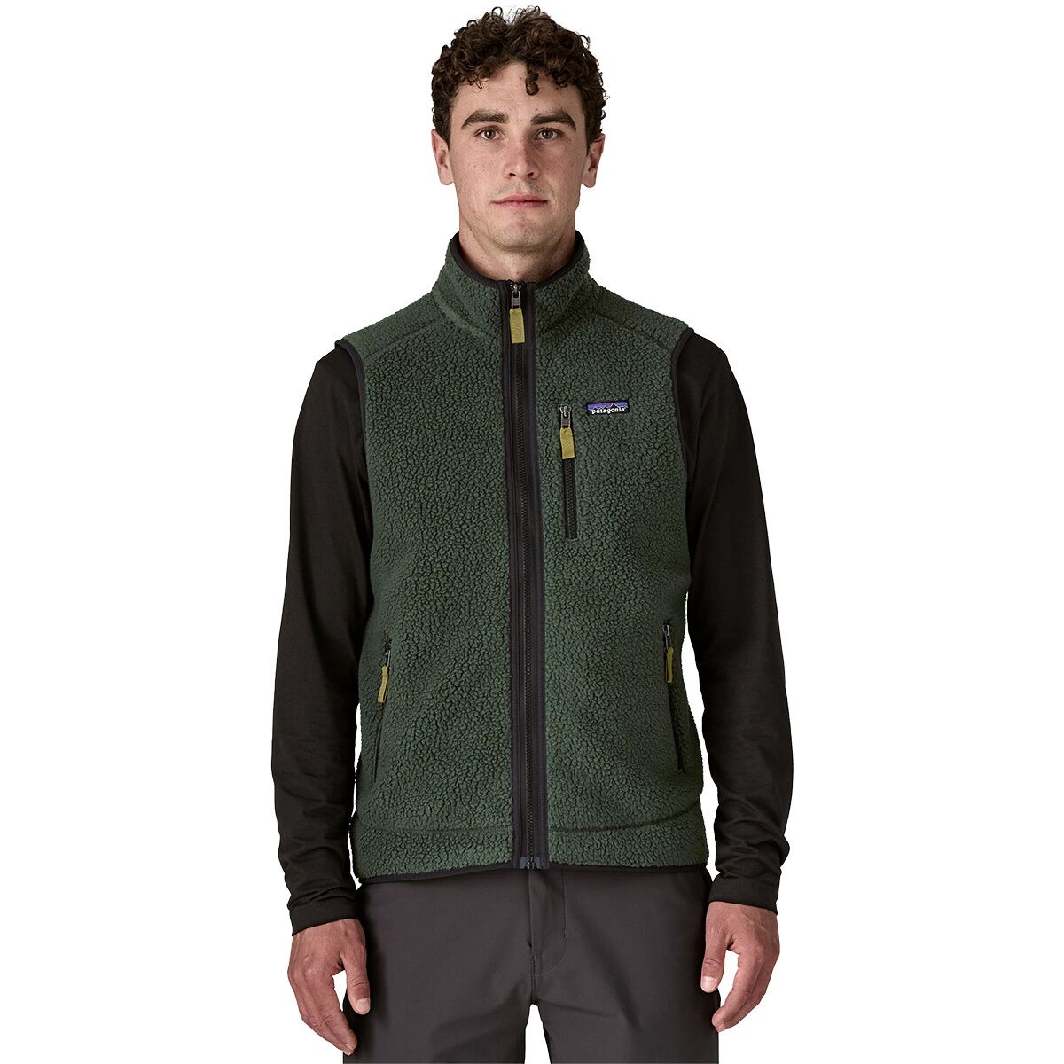 Image of Patagonia Retro Pile Vest - Men's Old Growth Green, XL