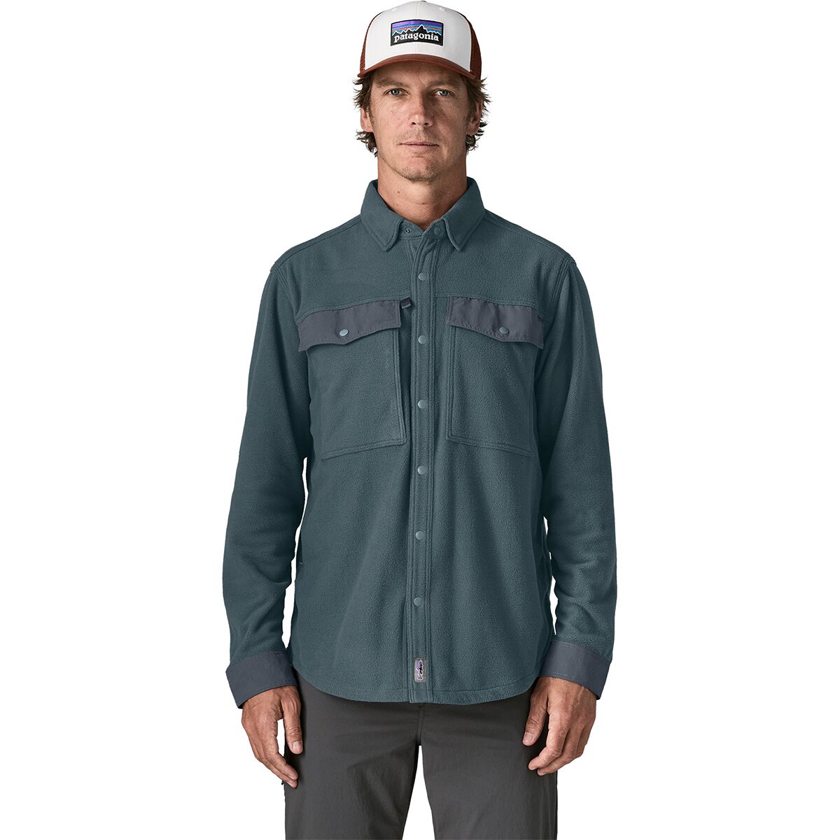 Image of Patagonia Early Rise Snap Shirt - Men's Summit Blue, M
