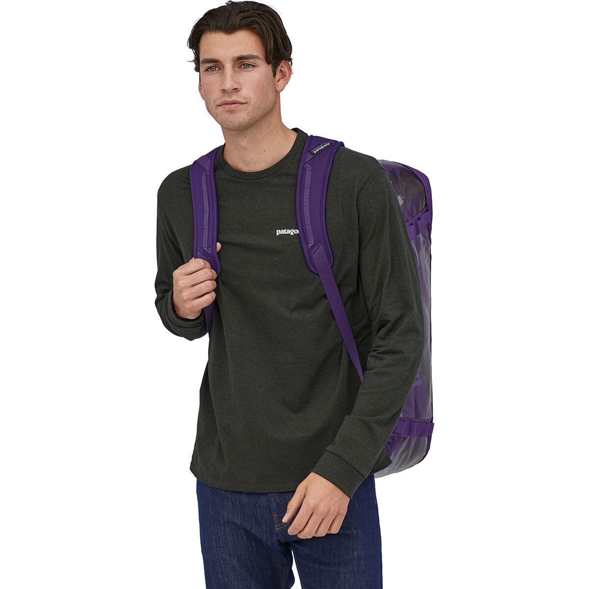 patagonia black hole duffel 55l smolder blue