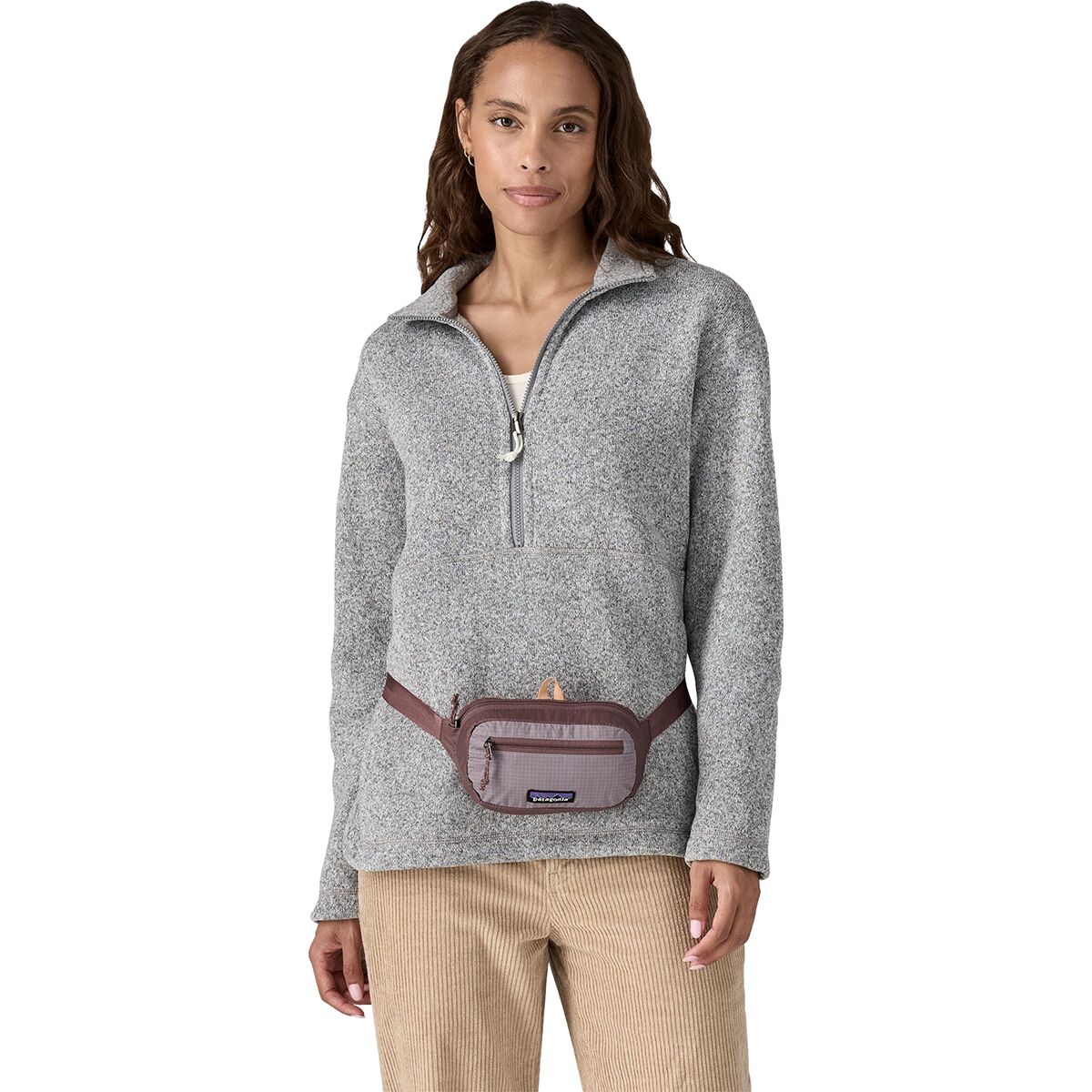 patagonia ultralight black hole mini hip pack deep plumb - 1L resistant waist belt stays in place throughout the day Patagonia Ultralight Black Hole Mini