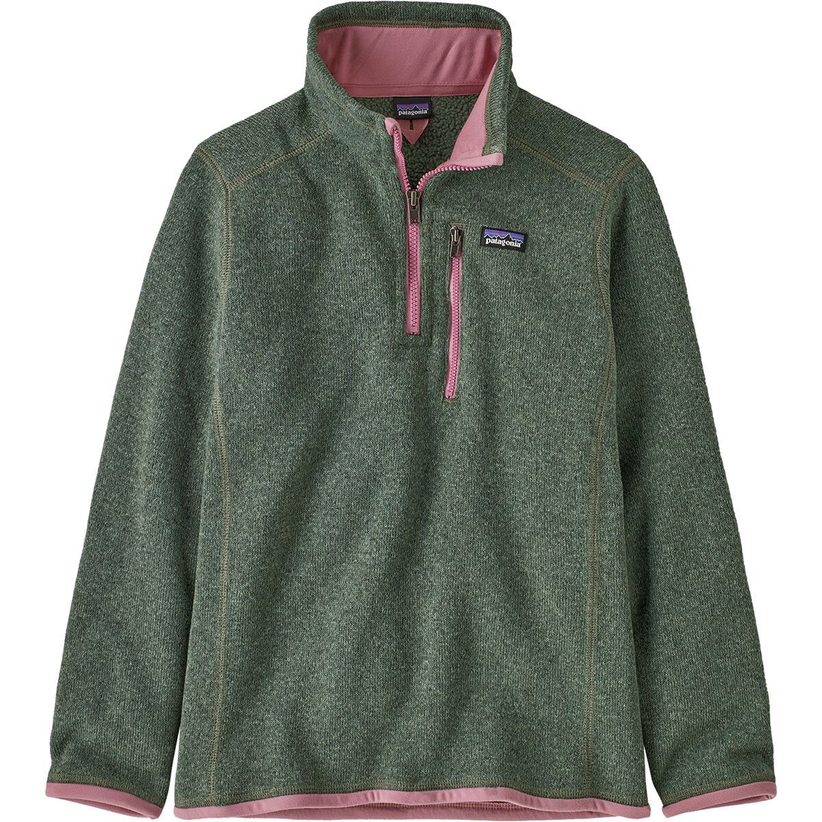 Patagonia Better Sweater 1/4-Zip Fleece Jacket - Boys' Hemlock Green, L