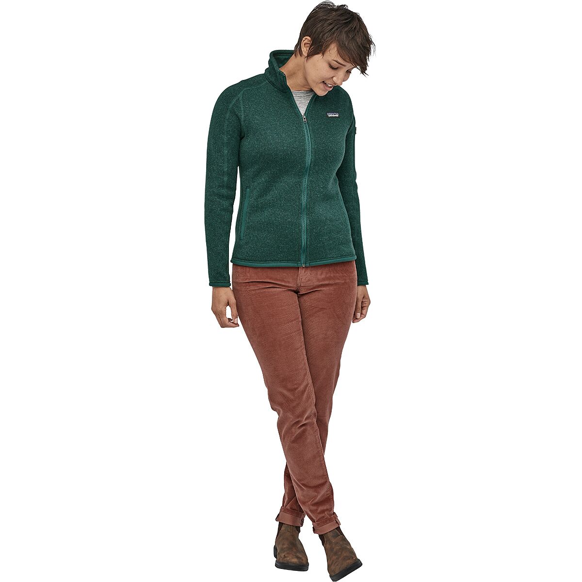 Piki green patagonia better sweater hotsell