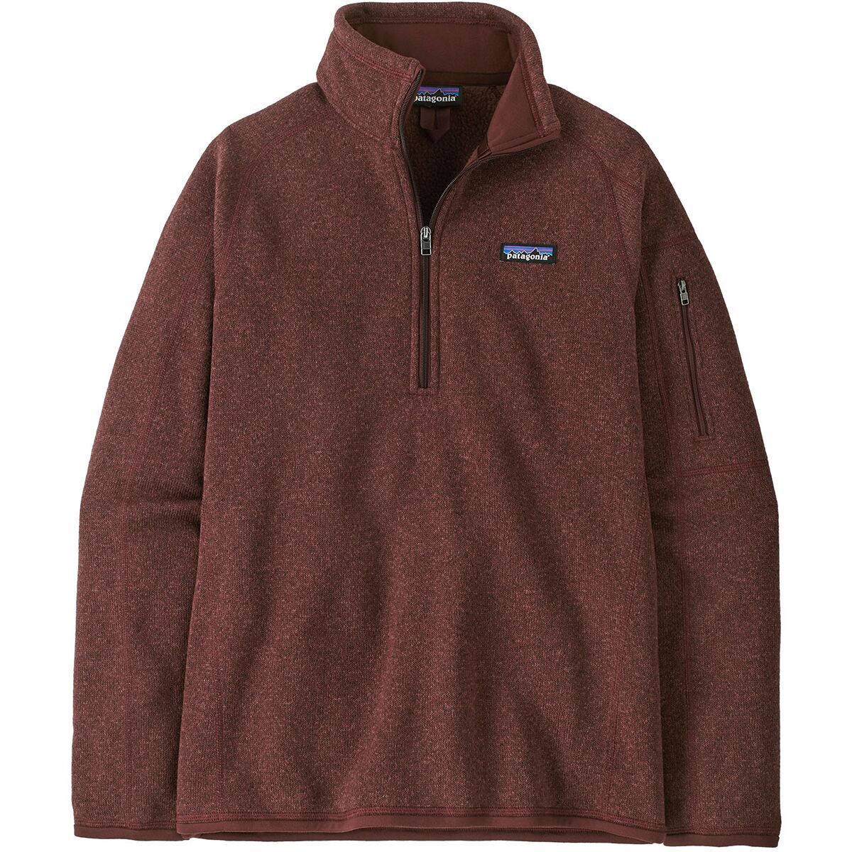 Image of Patagonia Better Sweater 1/4-Zip Fleece Jacket - Women's Dark Ruby, M