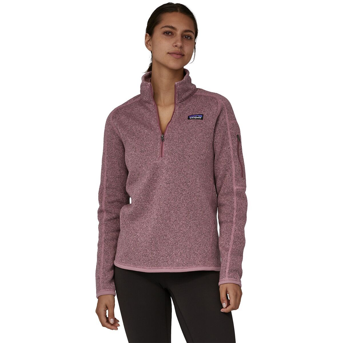Patagonia Better Sweater 1/4-Zip Fleece Jacket - Women's Evening Mauve, XXS