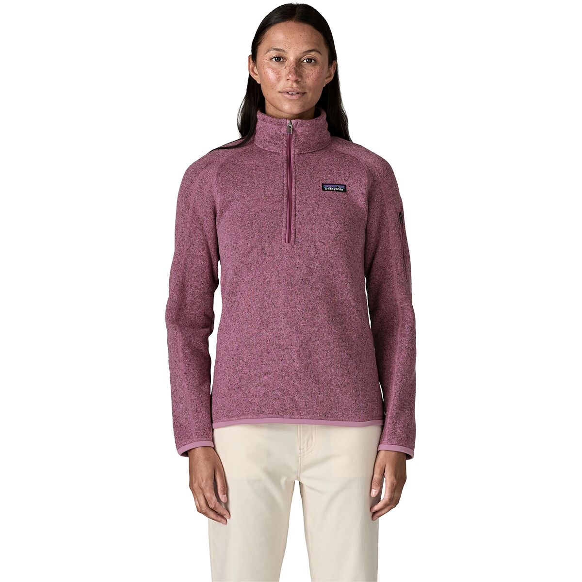 Image of Patagonia Better Sweater 1/4-Zip Fleece Jacket - Women's Light Violet, S