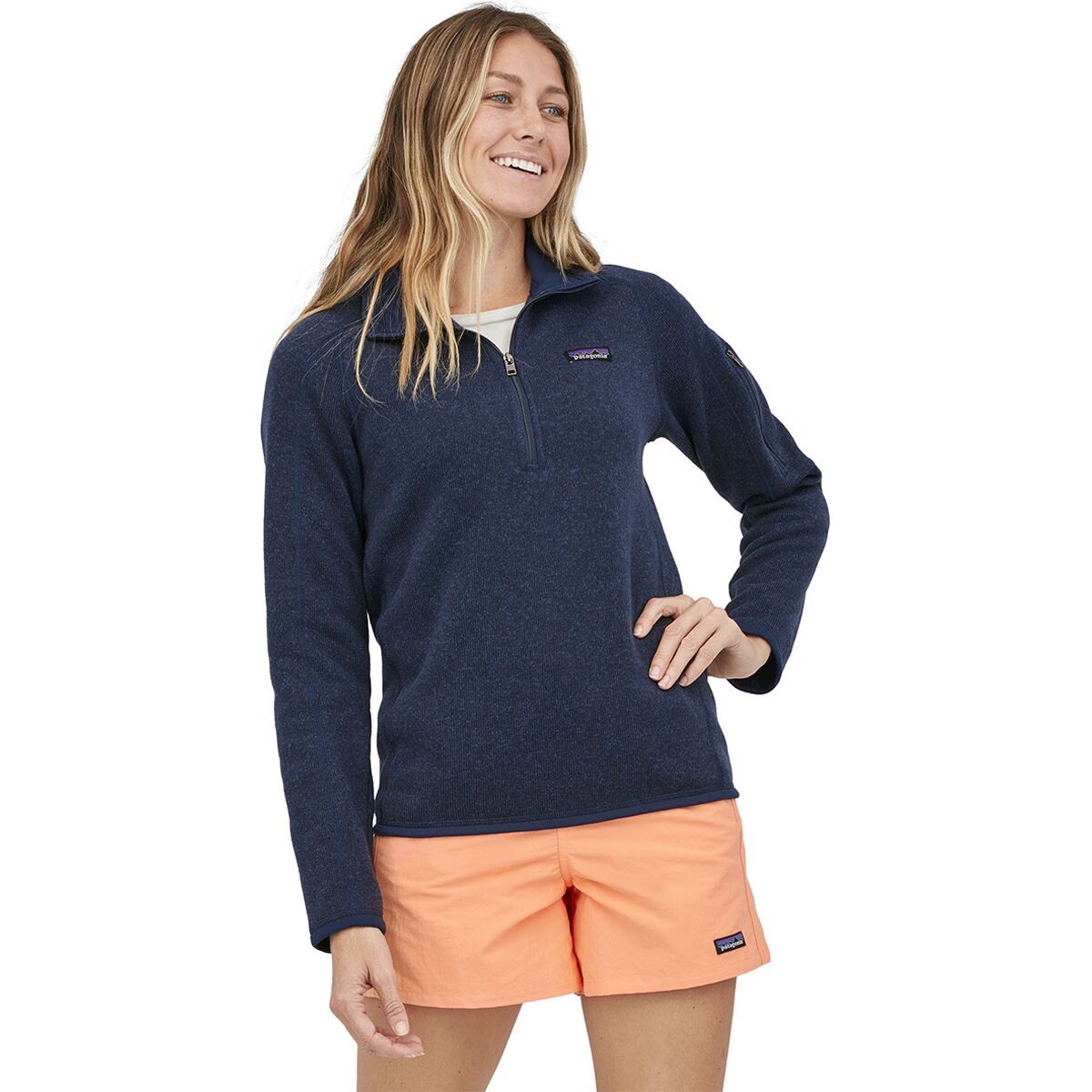 Image of Patagonia Better Sweater 1/4-Zip Fleece Jacket - Women's New Navy, XL