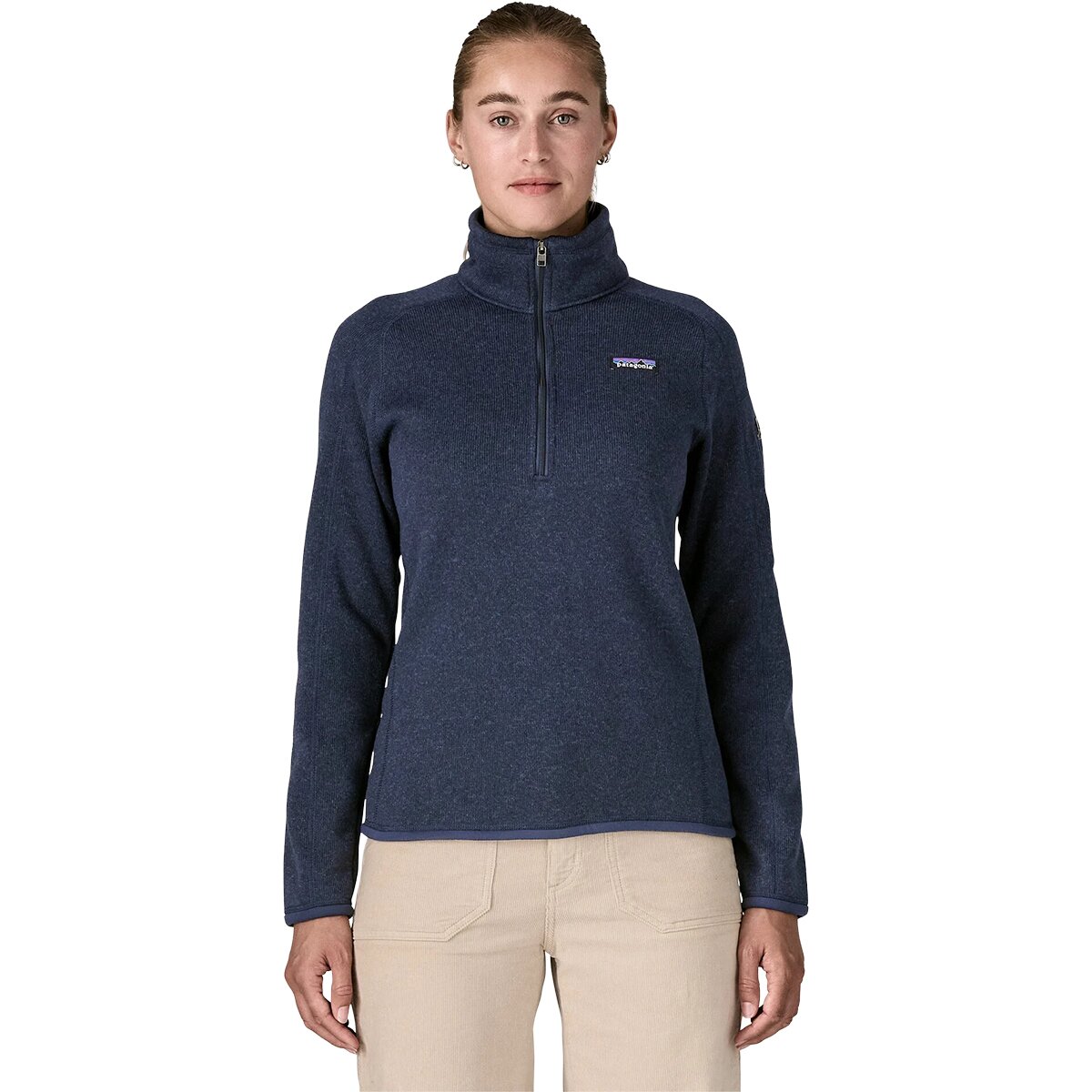 Image of Patagonia Better Sweater 1/4-Zip Fleece Jacket - Women's New Navy, S