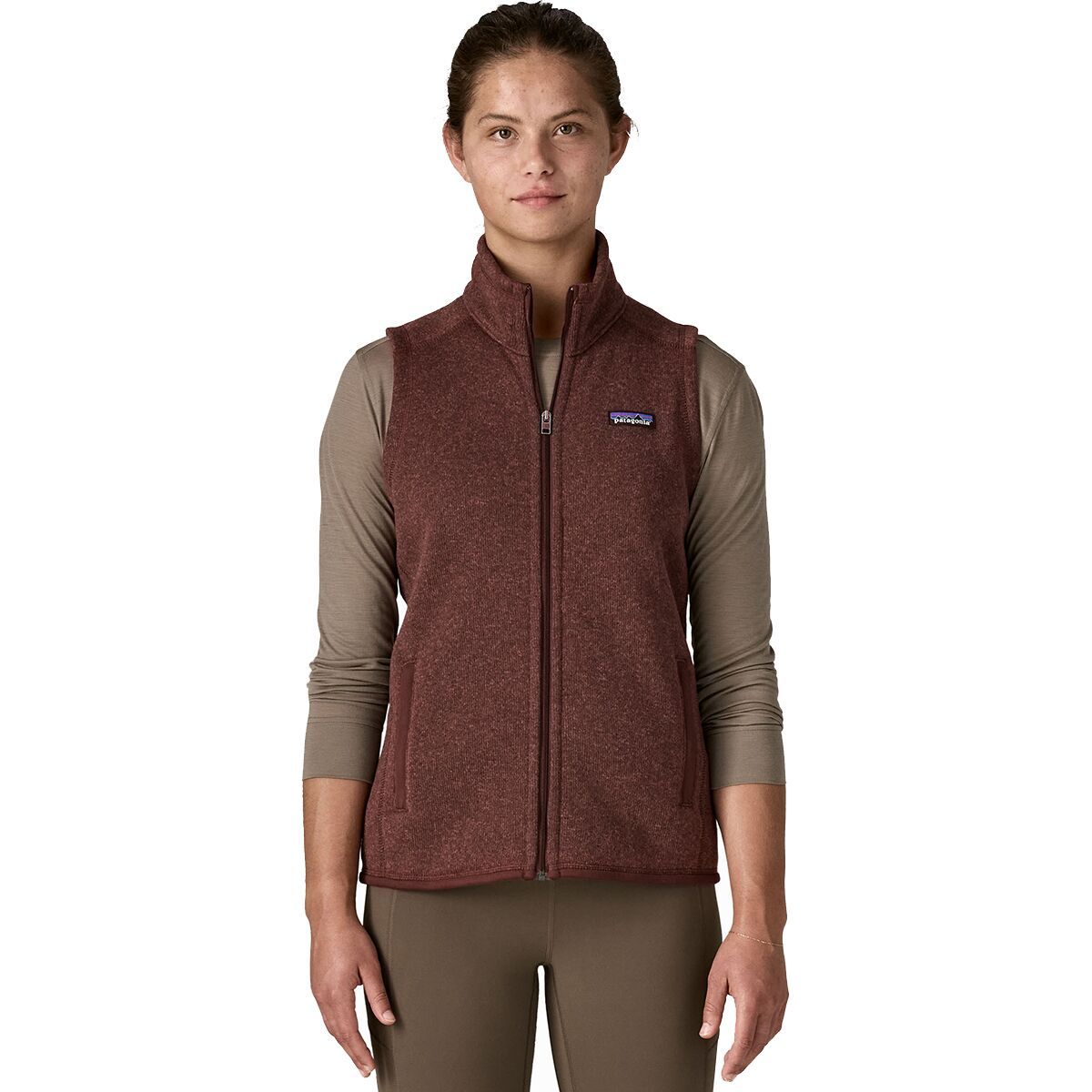 Image of Patagonia Better Sweater Fleece Vest - Women's Dark Ruby, S