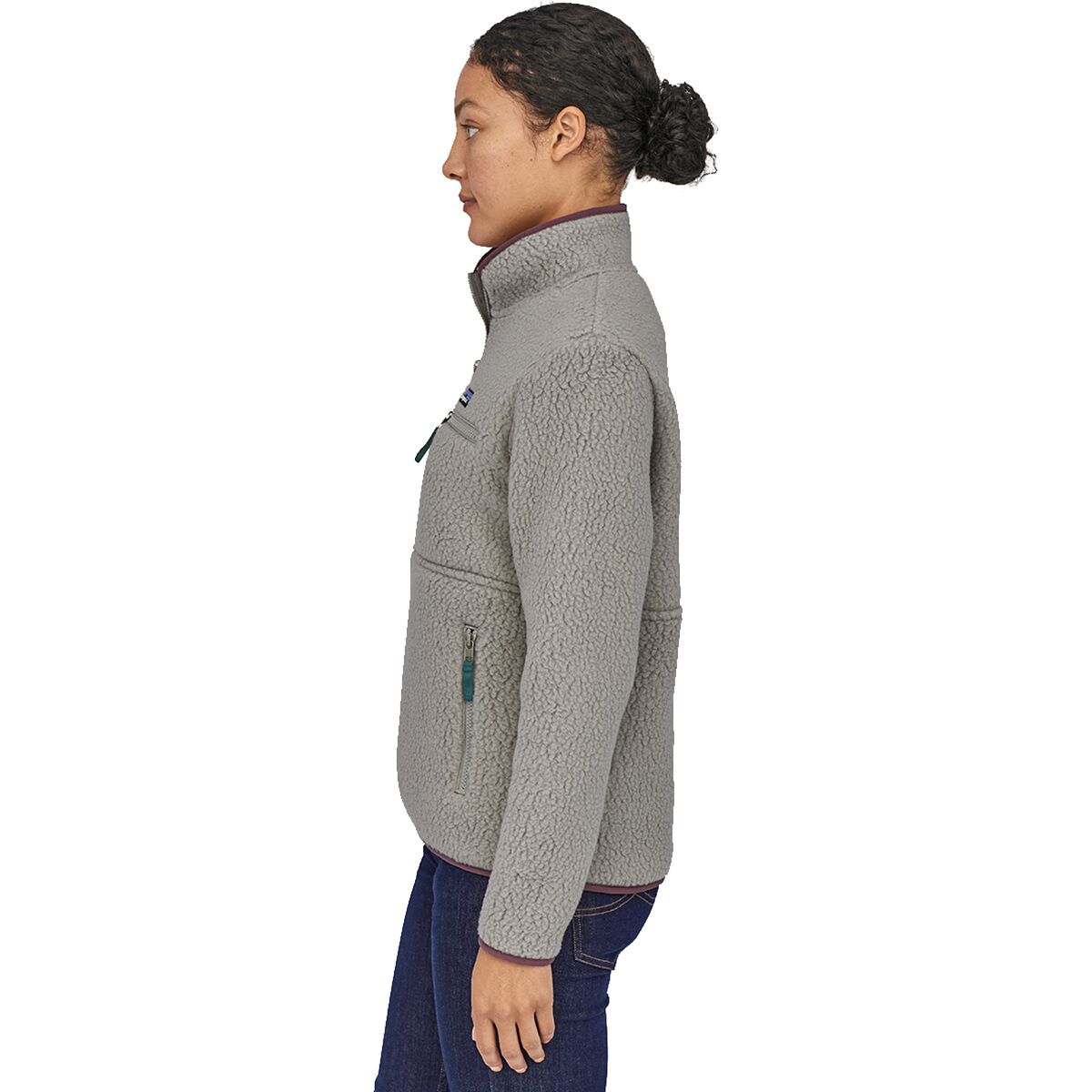patagonia women's retro pile fleece marsupial pullover