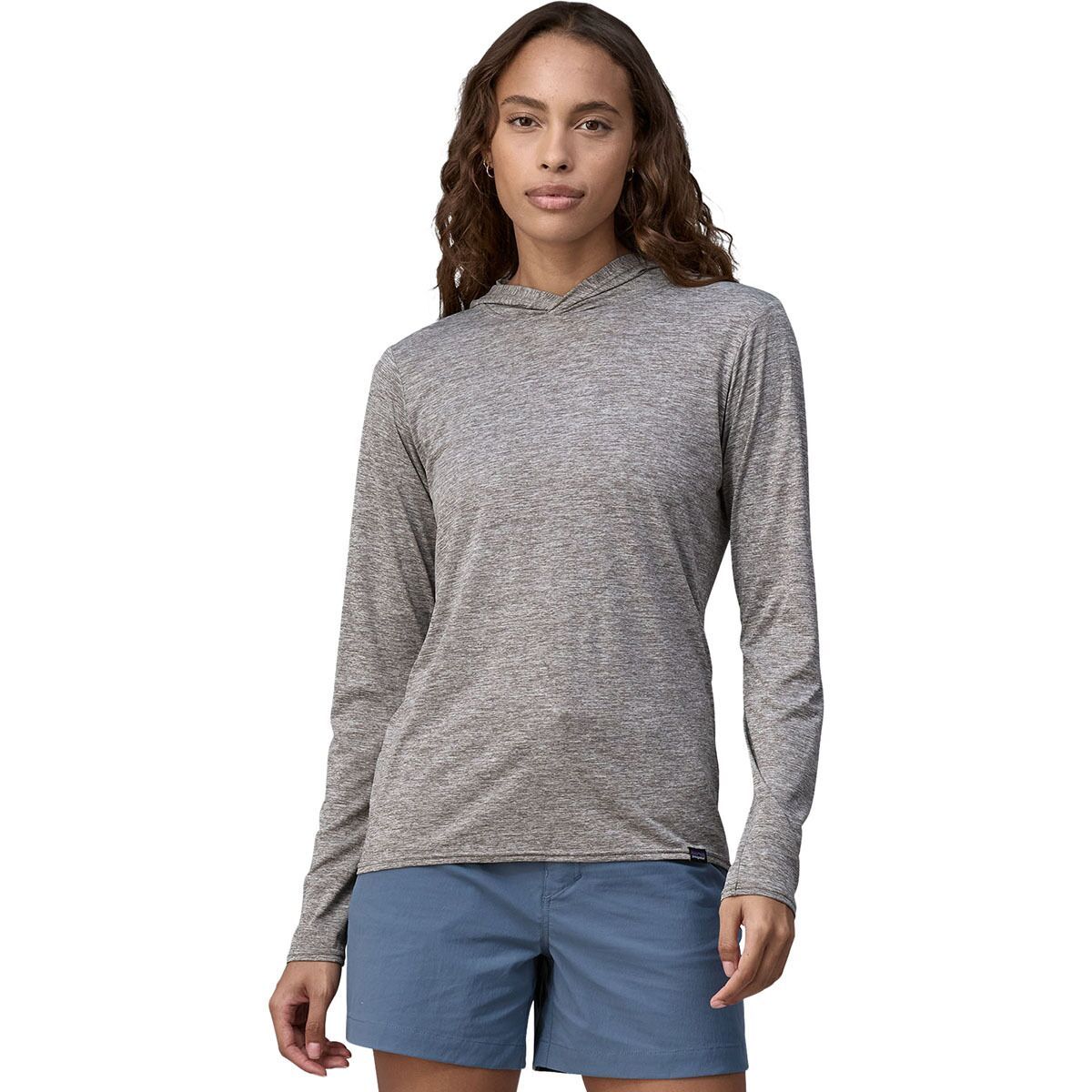 Image of Patagonia Capilene Cool Daily Hoodie - Women's Feather Grey, S