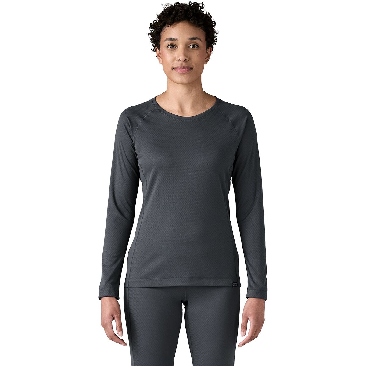 Image of Patagonia Capilene Midweight Crew Top - Women's Smolder Blue, XS