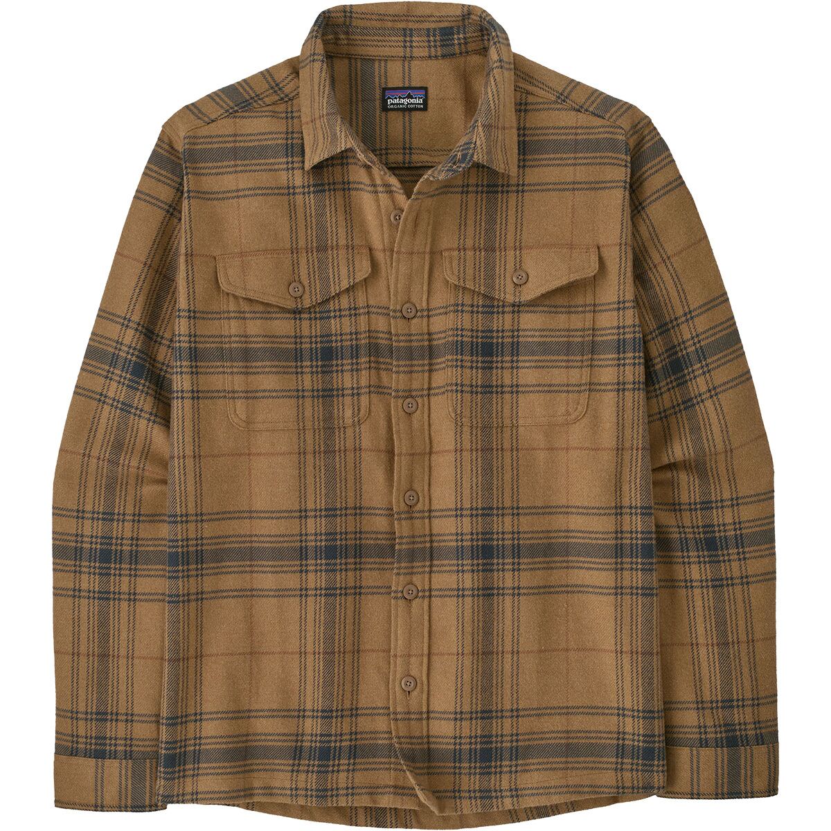 Image of Patagonia Fjord Flannel Shirt - Men's Dissolve/Slab Khaki, L