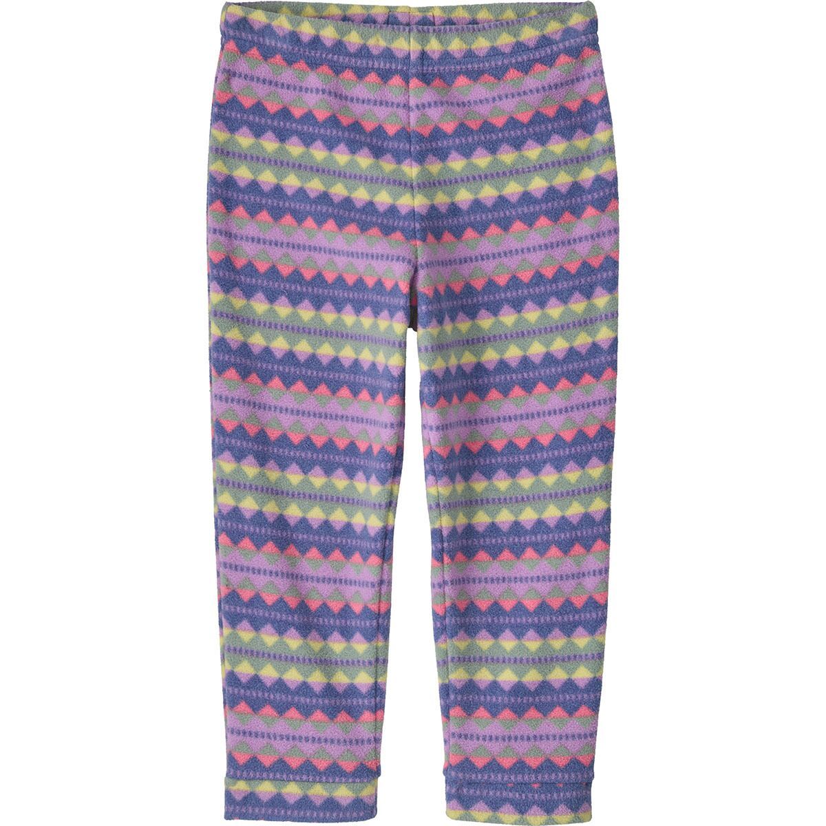 Patagonia Micro D Bottom - Infants' Diamond Stripe: Brisk Purple, 6M