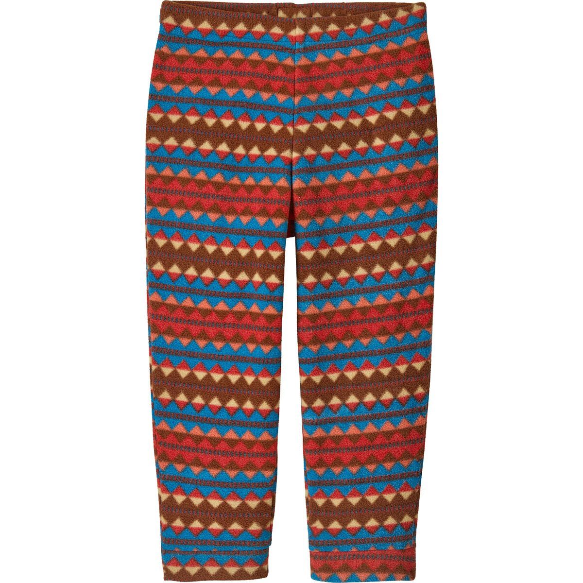 Image of Patagonia Micro D Bottom - Infants' Diamond Stripe: Sizzle Red, 6M