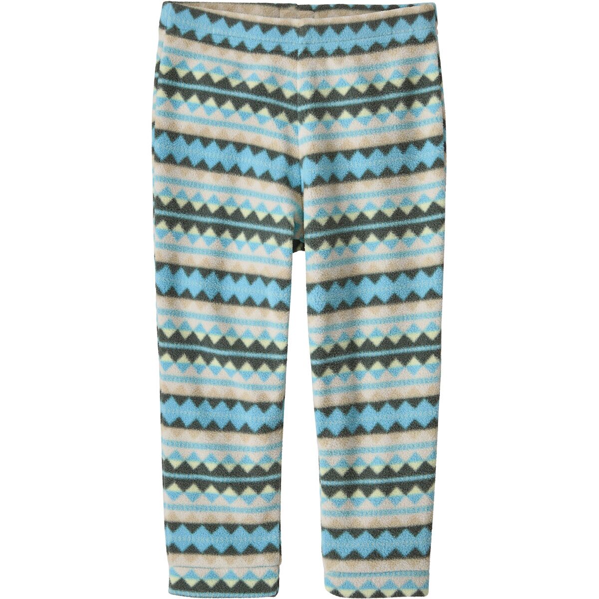 Image of Patagonia Micro D Bottom - Toddlers' Diamond Stripe/Snowmelt Blue, 4T
