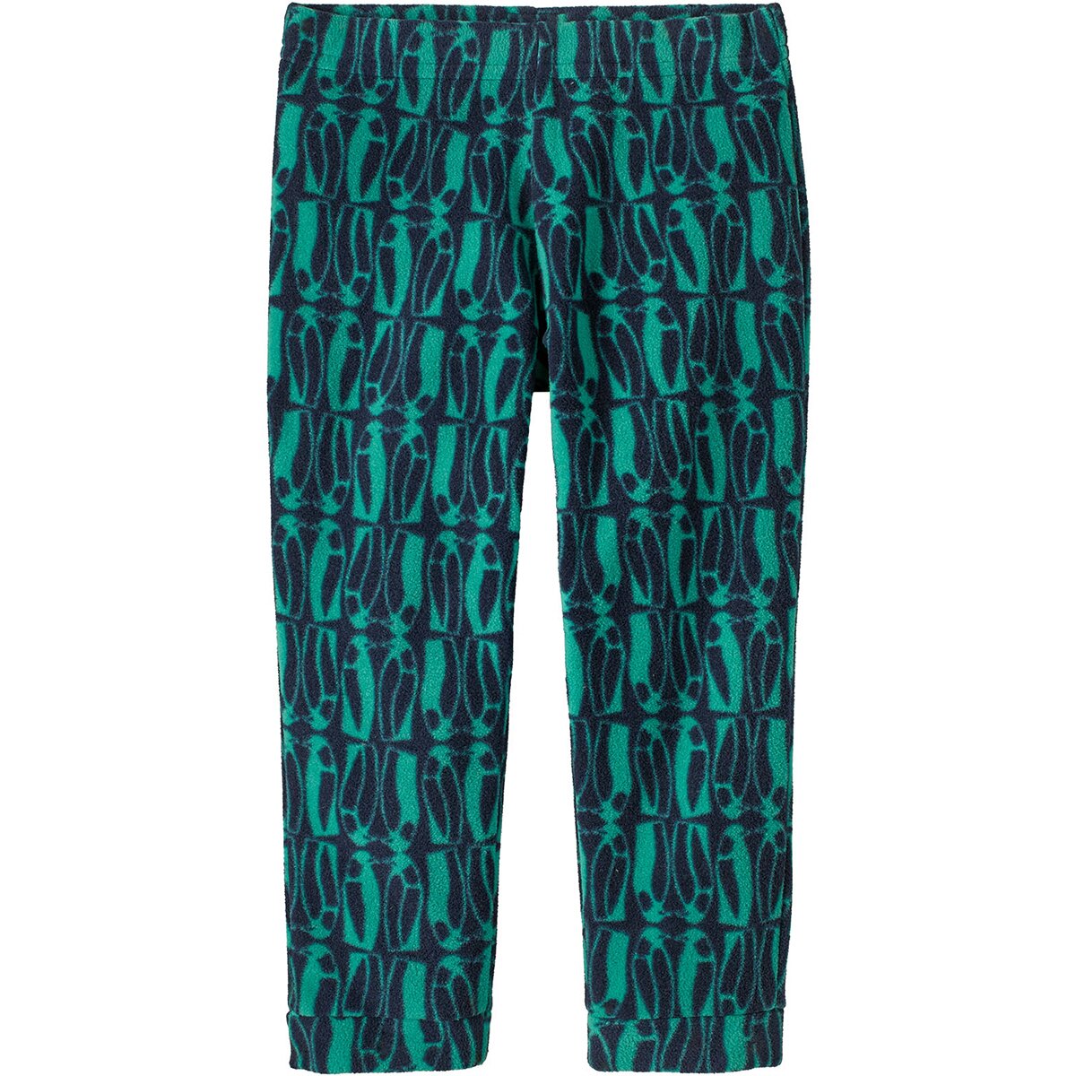 Image of Patagonia Micro D Bottom - Toddlers' Geo Penguin/Solo Teal, 4T