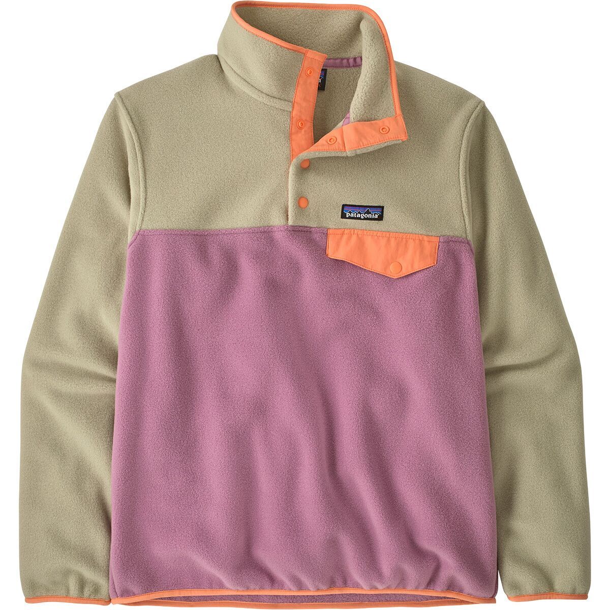 Image of Patagonia Synchilla Lightweight Snap-T Fleece Pullover - Women's Light Violet, XL