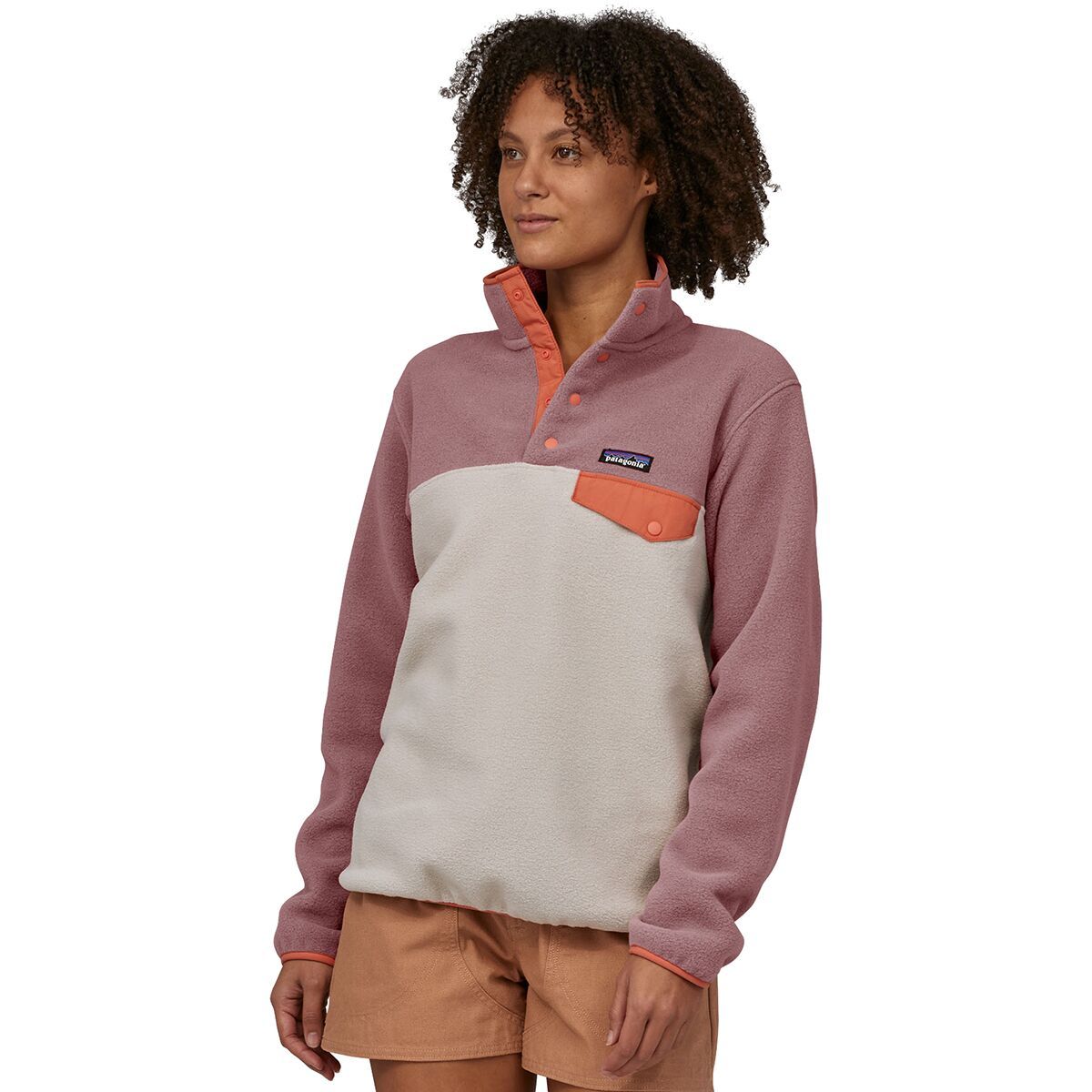 Patagonia Synchilla Lightweight Snap-T Fleece Pullover - Women's Pumice, XXS