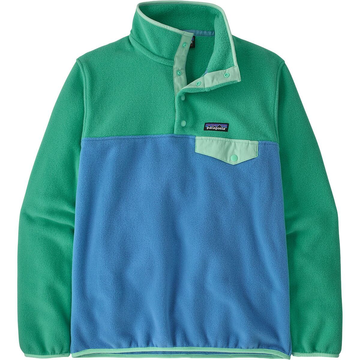 Image of Patagonia Synchilla Lightweight Snap-T Fleece Pullover - Women's Shore Blue, M