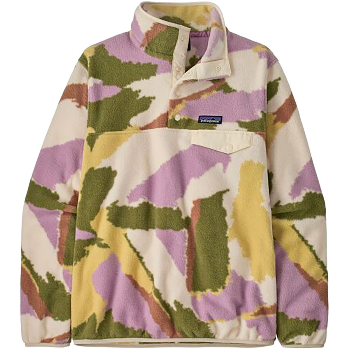 Image of Patagonia Synchilla Lightweight Snap-T Fleece Pullover - Women's Sunshine/Natural, S