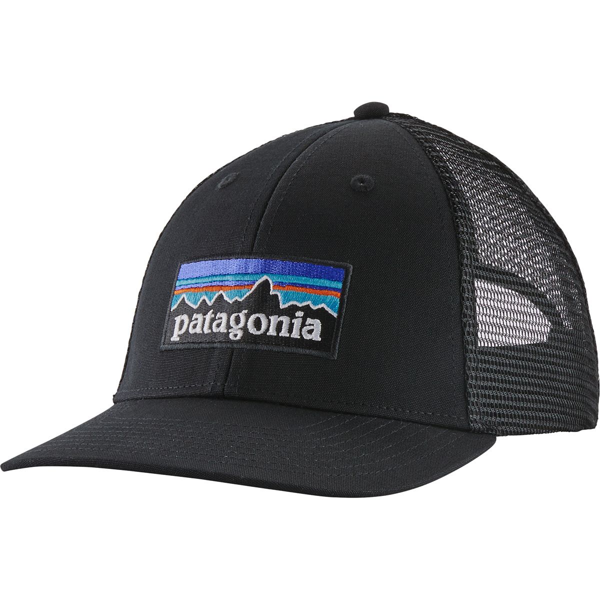 Image of Patagonia P6 LoPro Trucker Hat Black, One Size