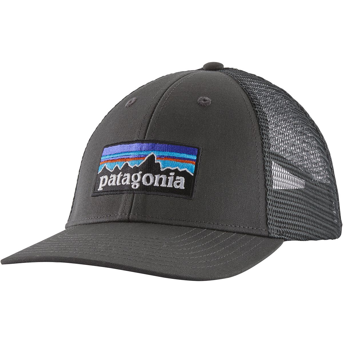 Image of Patagonia P6 LoPro Trucker Hat Forge Grey, One Size