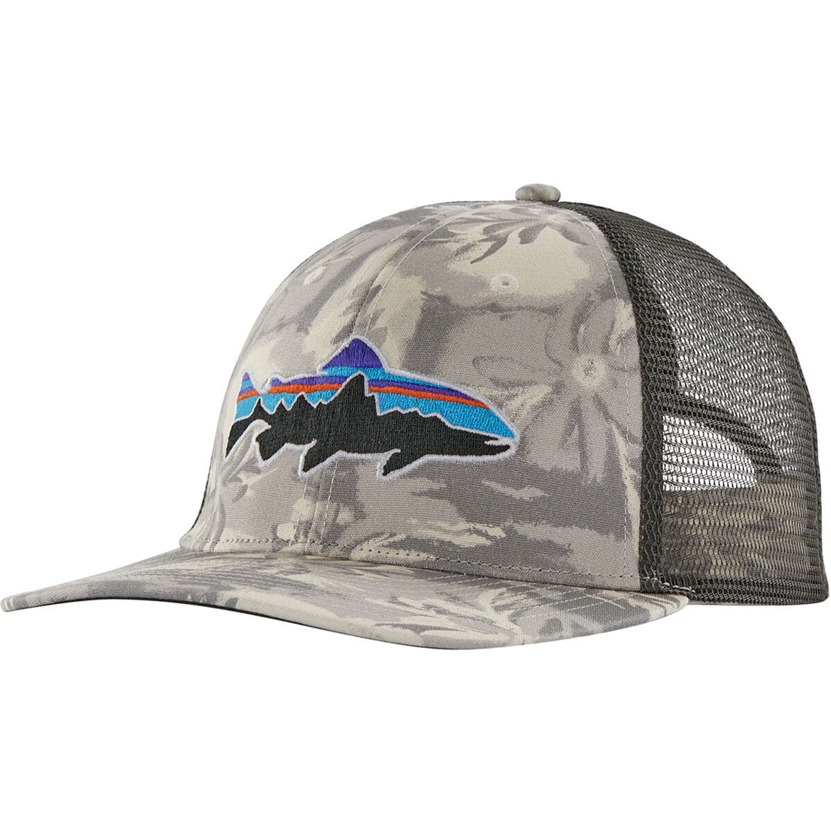 Patagonia Fitz Roy Trout Trucker Hat - Cliffs and Waves Natural