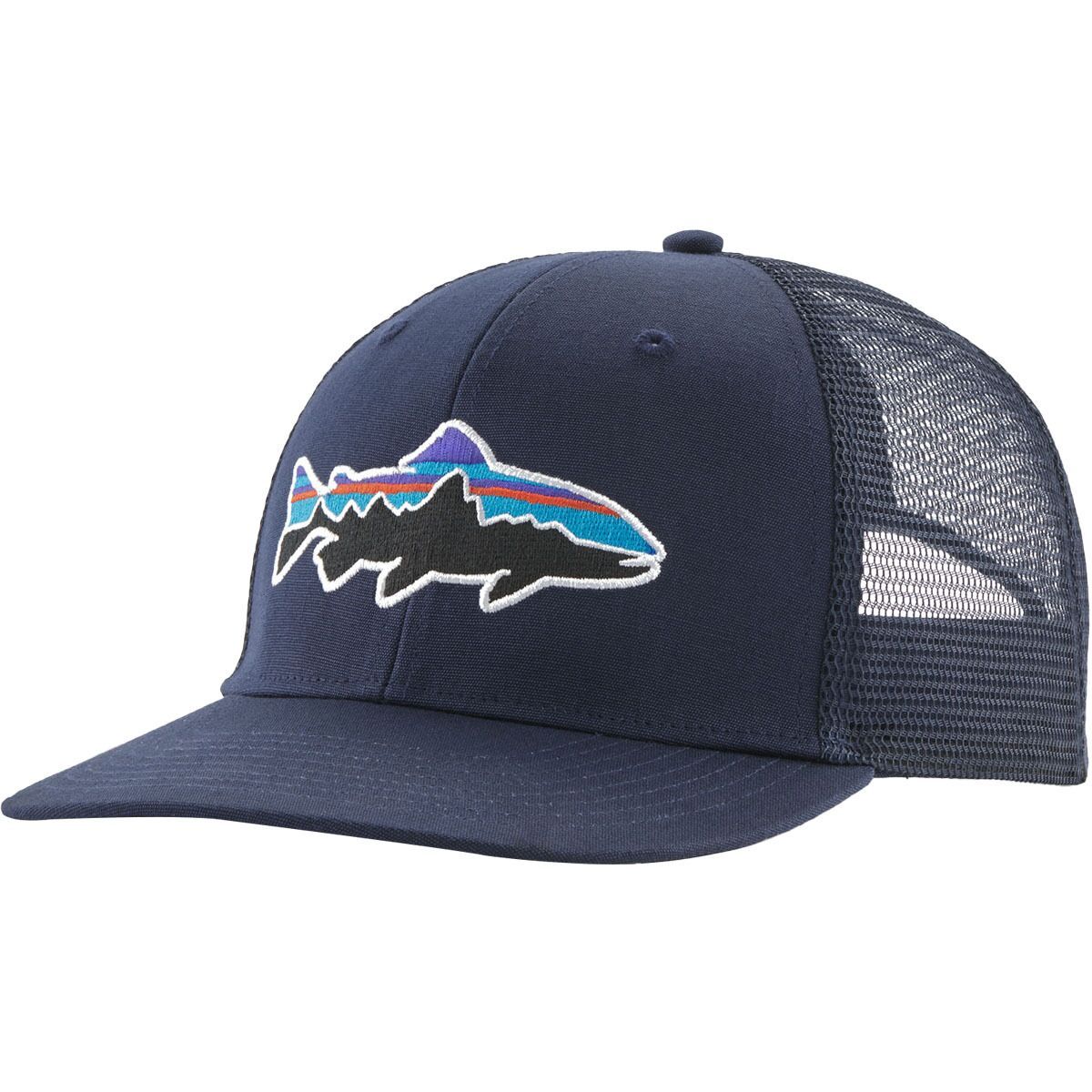Image of Patagonia Fitz Roy Trout Trucker Hat New Navy, One Size