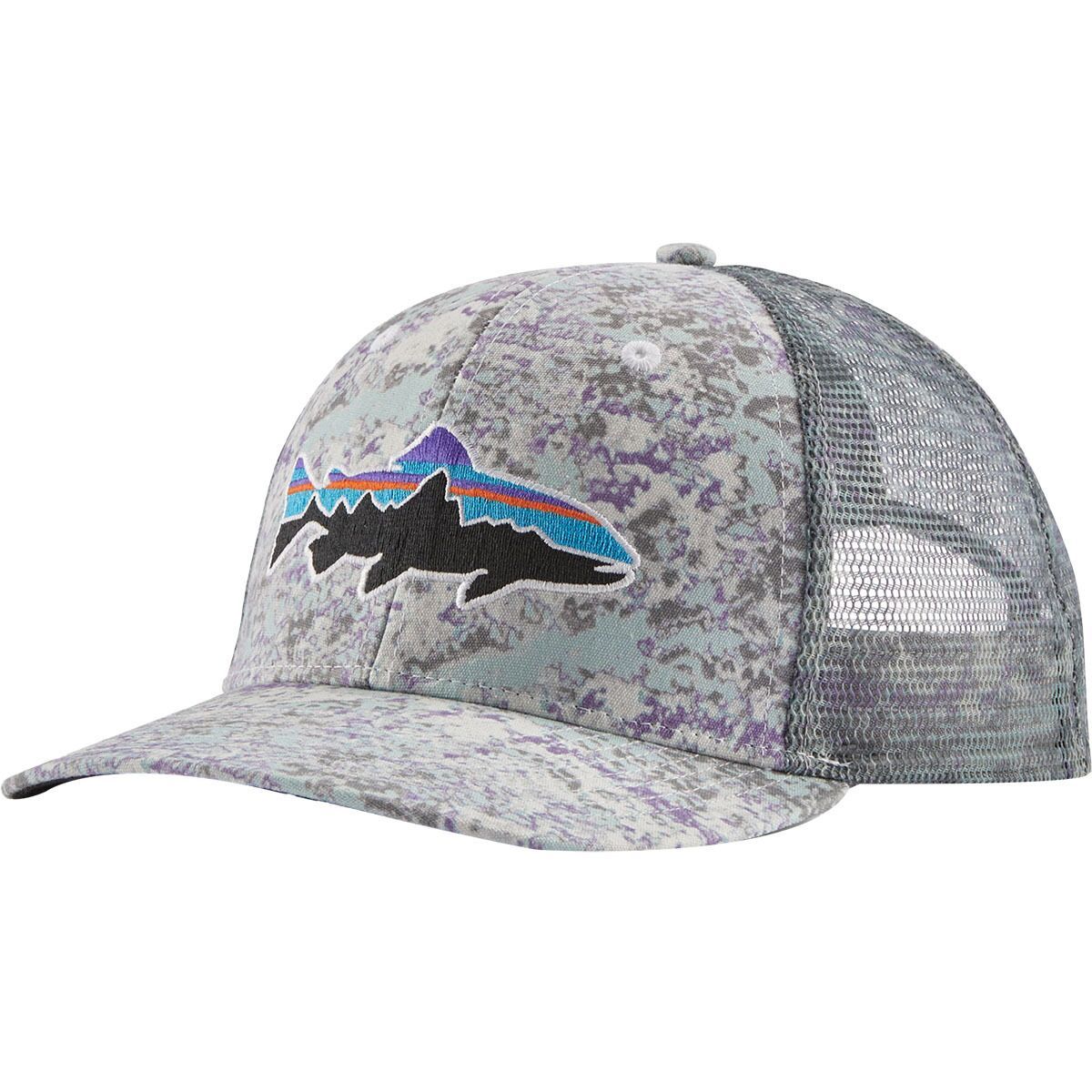 Image of Patagonia Fitz Roy Trout Trucker Hat Rock Wash: Thermal Blue, One Size