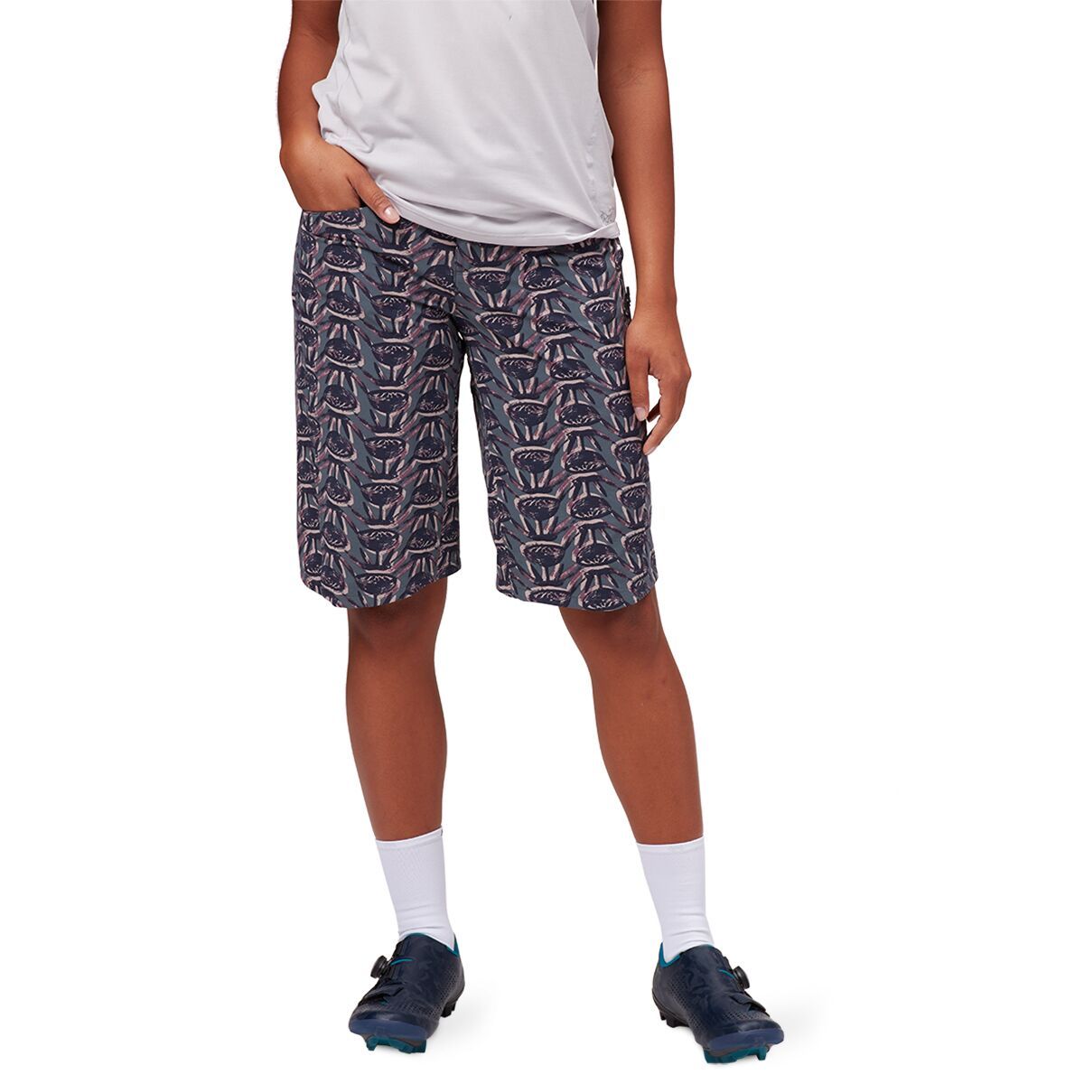 Patagonia Dirt Craft Bike Short - Women's Leeleekoi/Plume Grey, 6