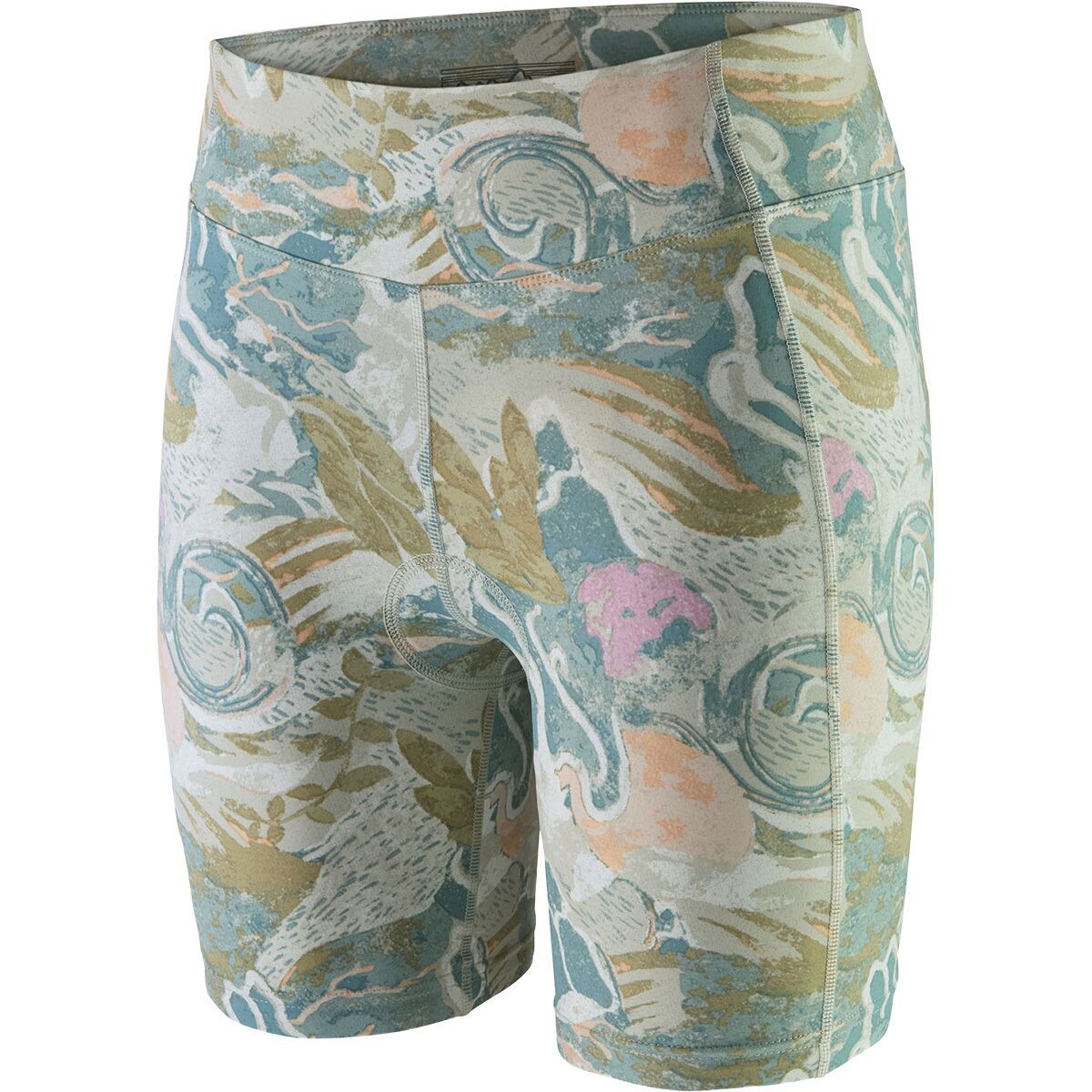 Image of Patagonia Nether Bike Liner Short - Women's Moon Tripper: Weathered Stone, S