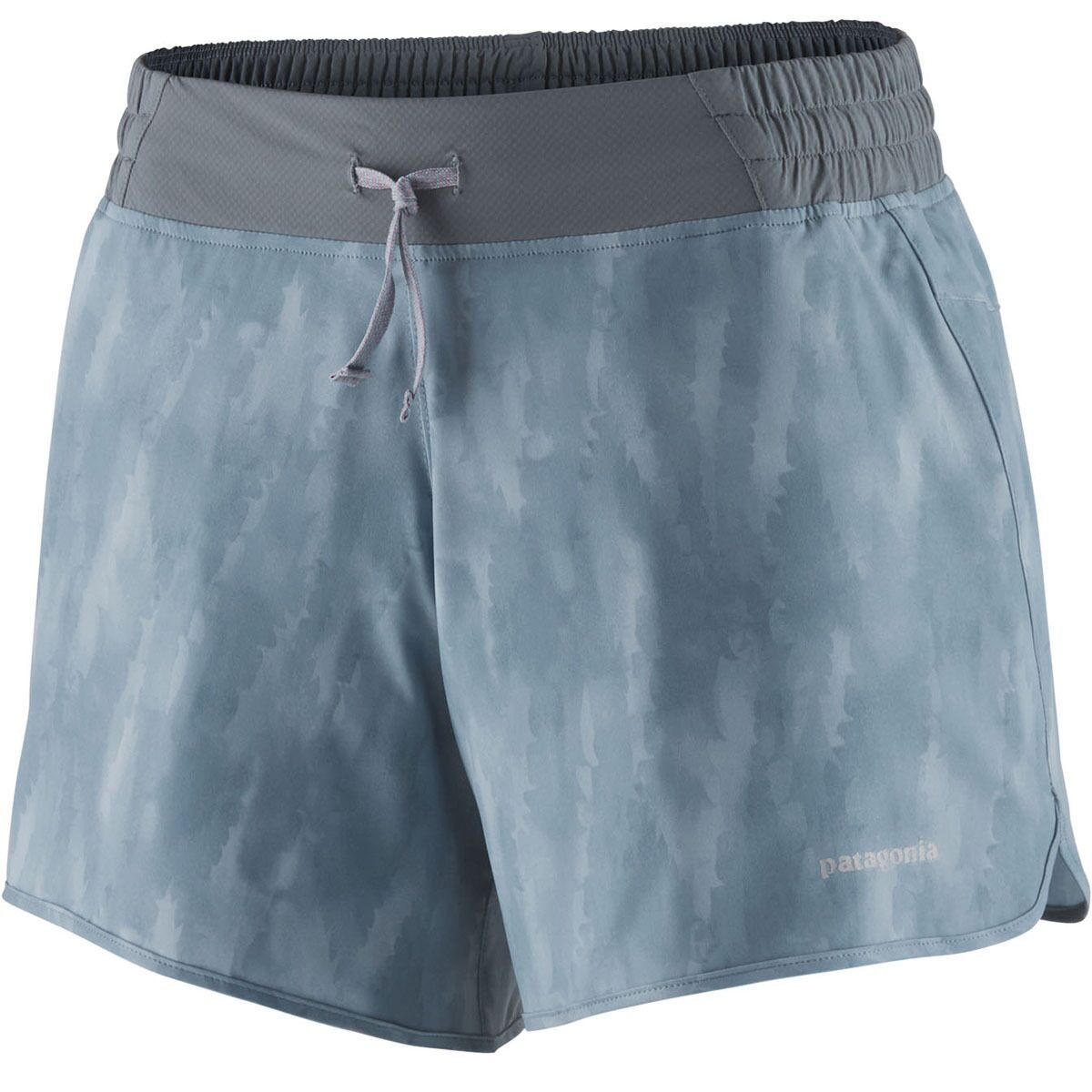 Patagonia Nine Trails 6in Short - Women's Agave/Light Plume Grey, L