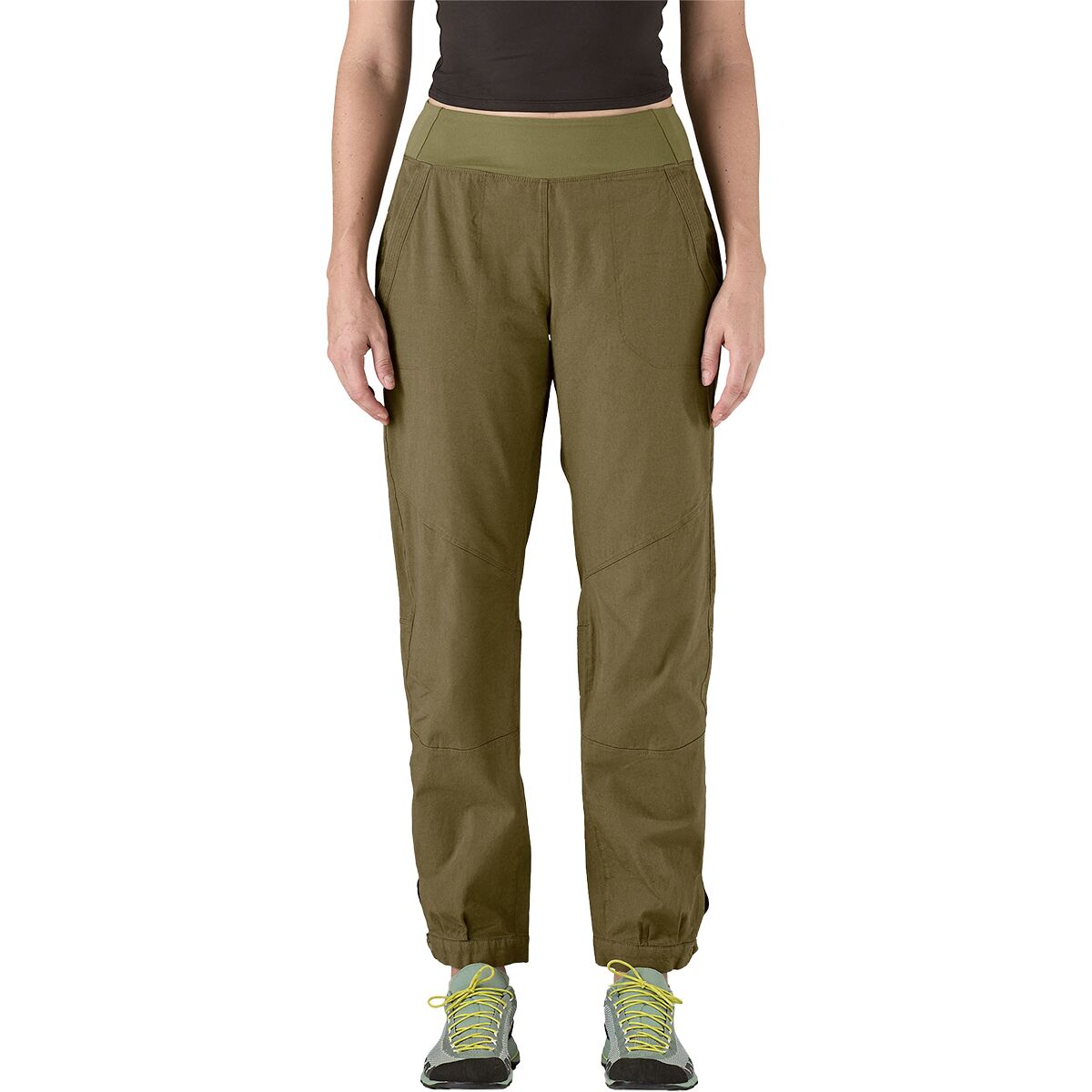 Image of Patagonia Caliza Rock Pant - Women's Tent Green, 14/Reg