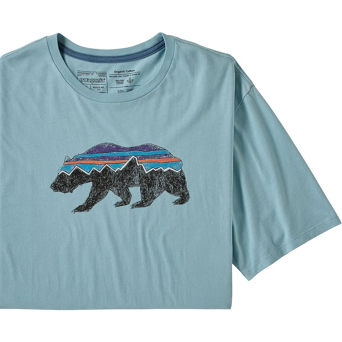 Patagonia Fitz Roy Bear Organic T Shirt Men s Clothing