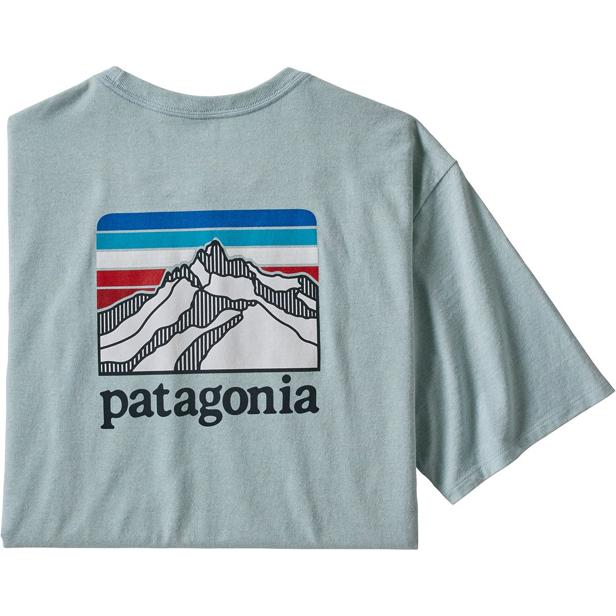 【patagonia】Men's Line Logo Ridge Pocket Responsibili-Tee Patagonia Line Logo Ridge Pocket Responsibili-Tee T-Shirt