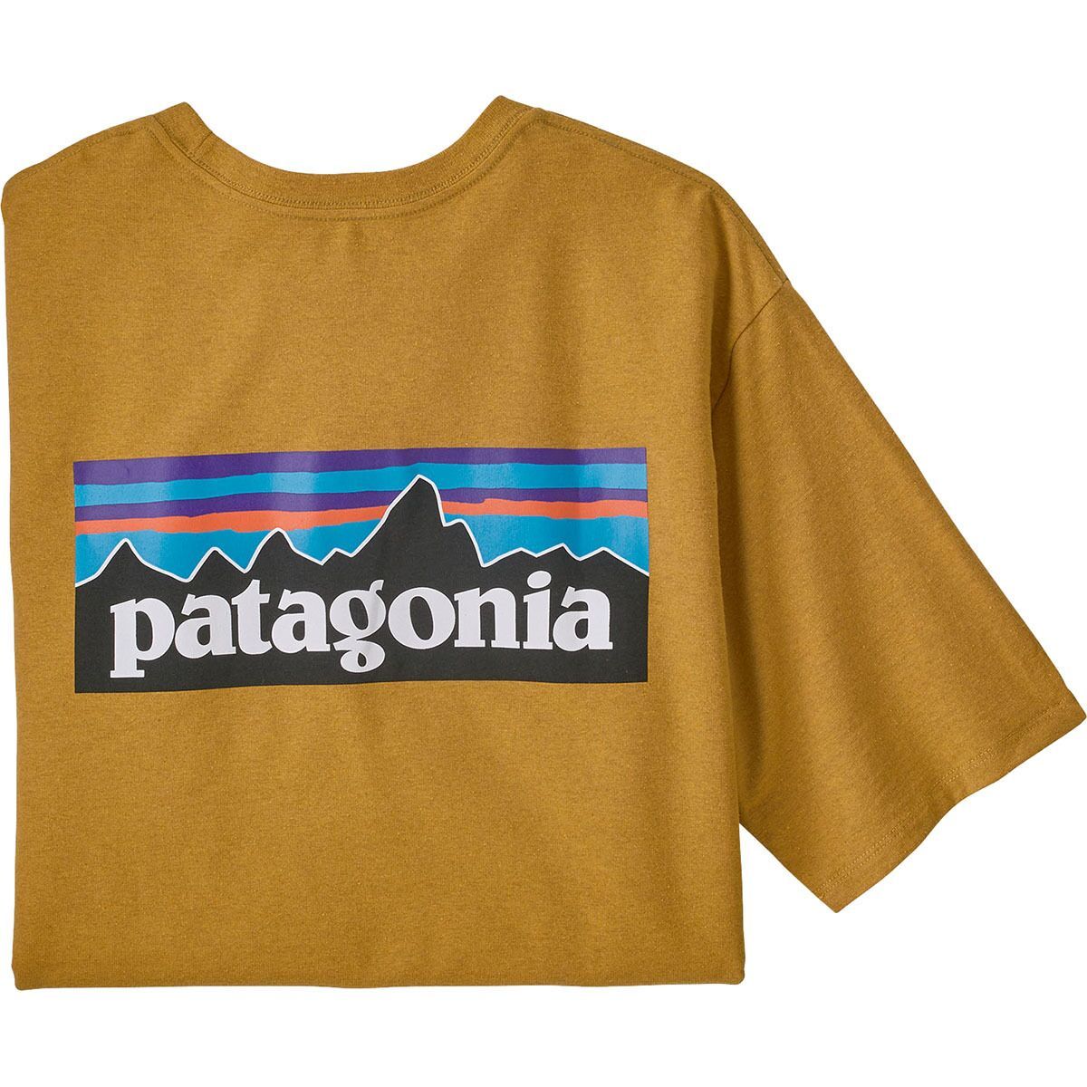 Patagonia P-6 Logo Short-Sleeve Responsibili-T-Shirt - Men's Hawk Gold, XS