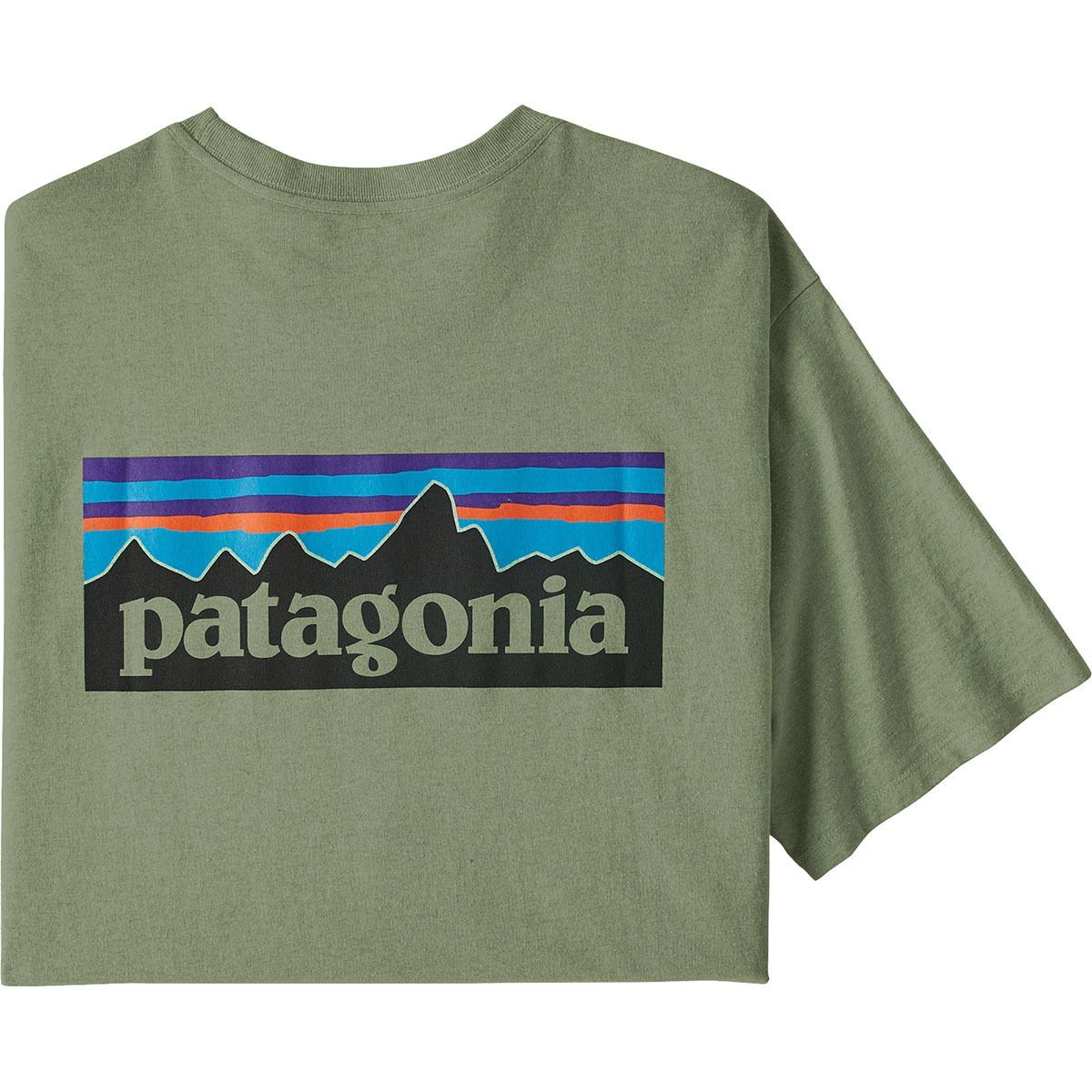 Patagonia P-6 Logo Short-Sleeve Responsibili-T-Shirt - Men's Sedge Green, XL