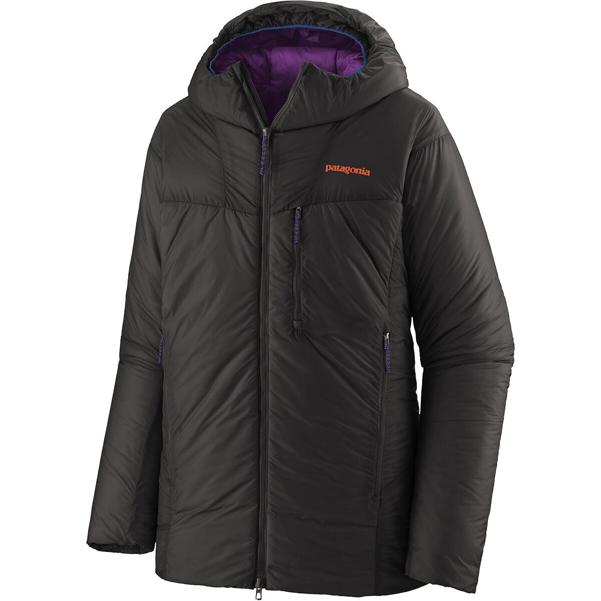Image of Patagonia DAS Parka - Men's Black/P6 Blue, XL