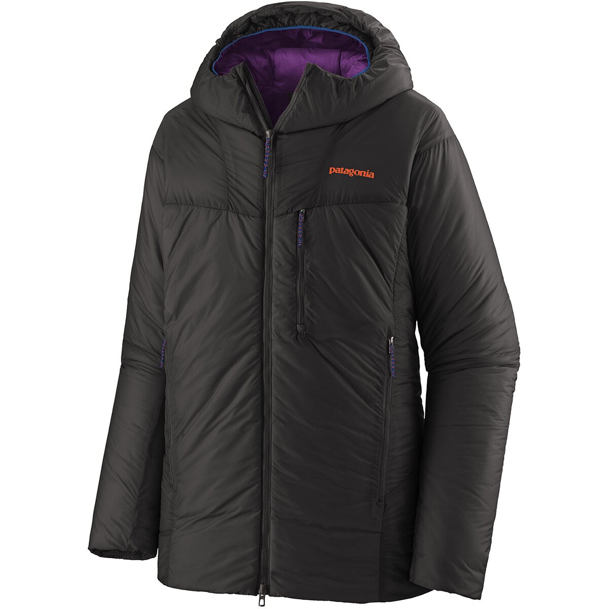 Image of Patagonia DAS Parka - Men's Black w/P6 Blue, XS