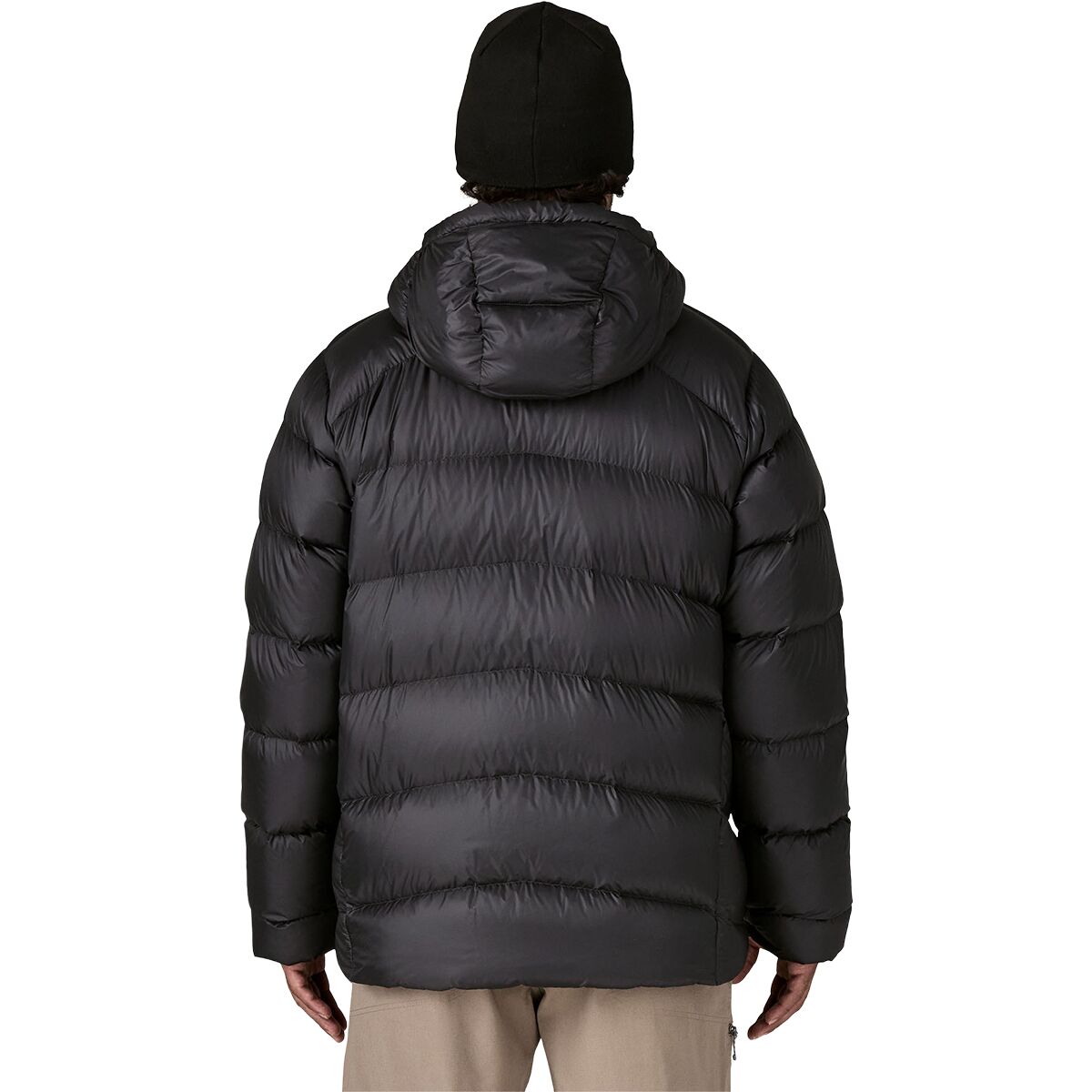Patagonia Men's Fitz Roy Down Hoody 黒 L Patagonia Fitz Roy Down Hooded Jacket - Men's - Clothing