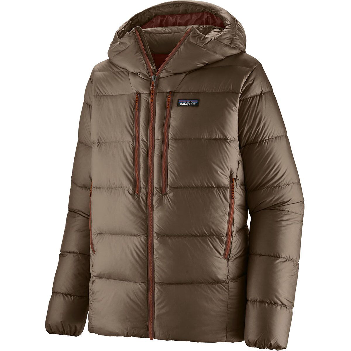 Image of Patagonia Fitz Roy Down Hooded Jacket - Men's Marlow Brown, M
