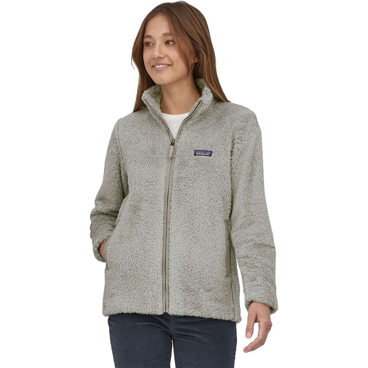 Patagonia Los Gatos Fleece Jacket - Women's Salt Grey, L